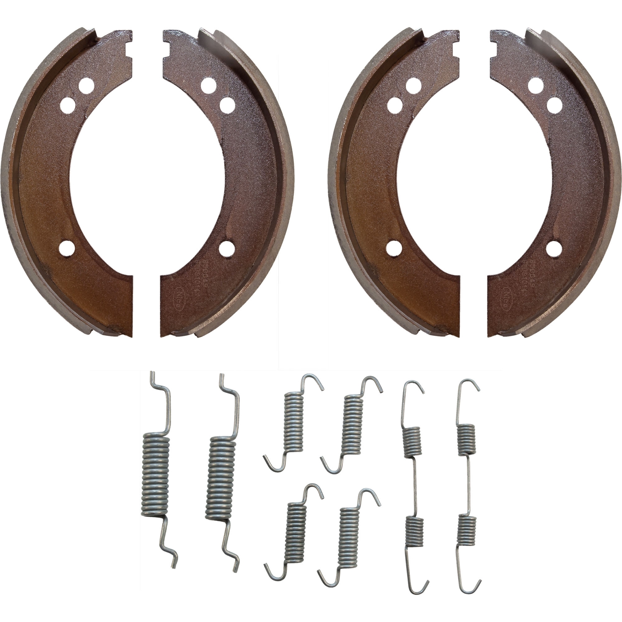 Jeu de mâchoires de frein BPW, 230x40, avec set ress.