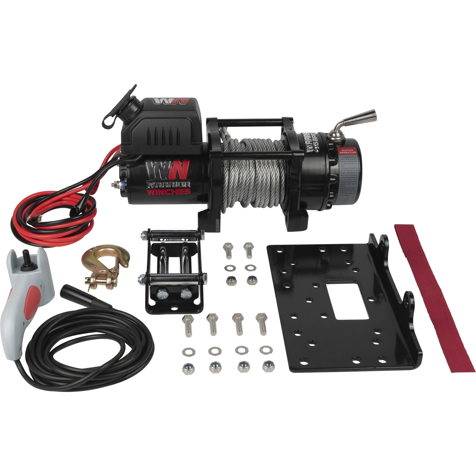 Treuil électrique, 12 V, force de traction 2041 kg