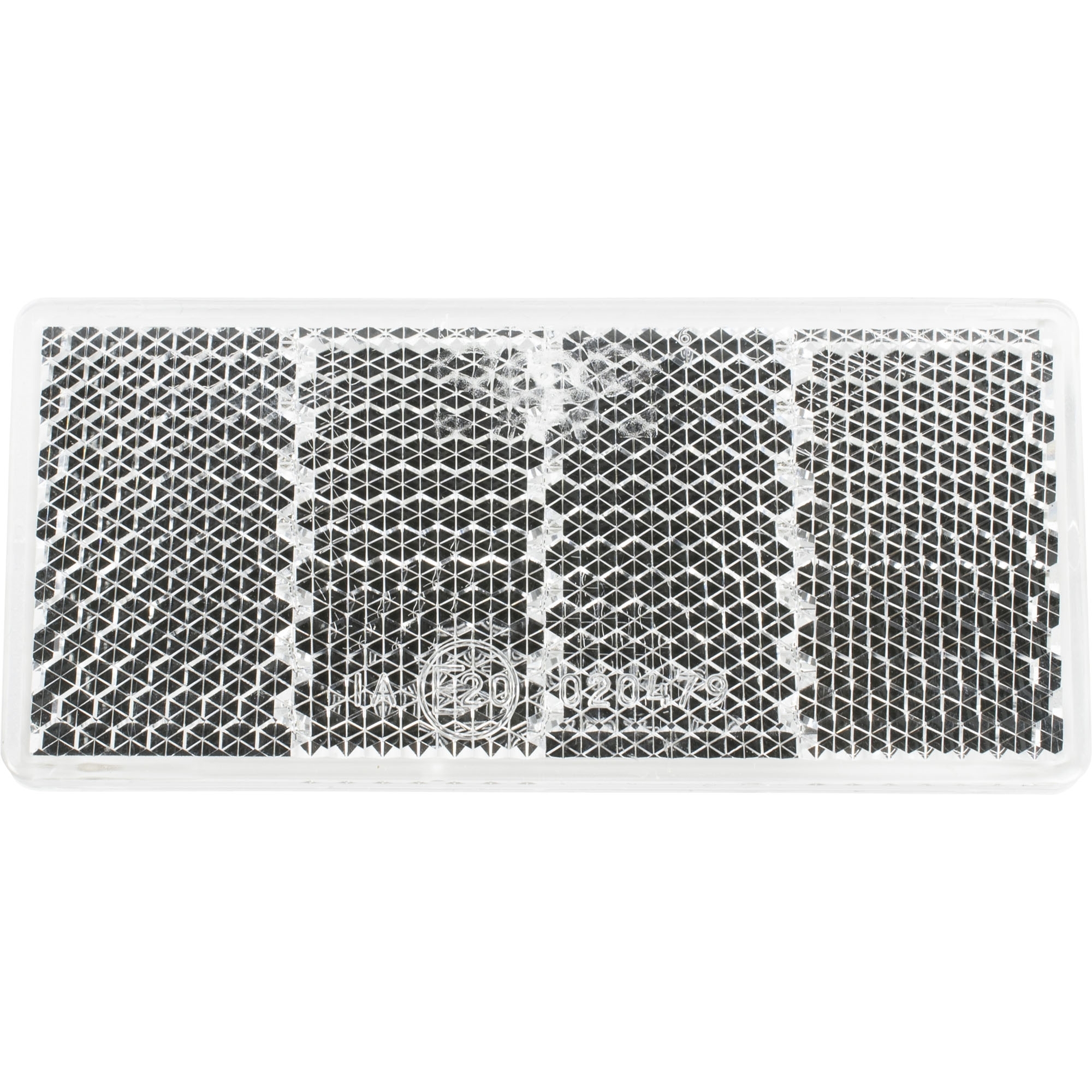 Catadioptres 69 x 31,5 mm, blancs, à coller