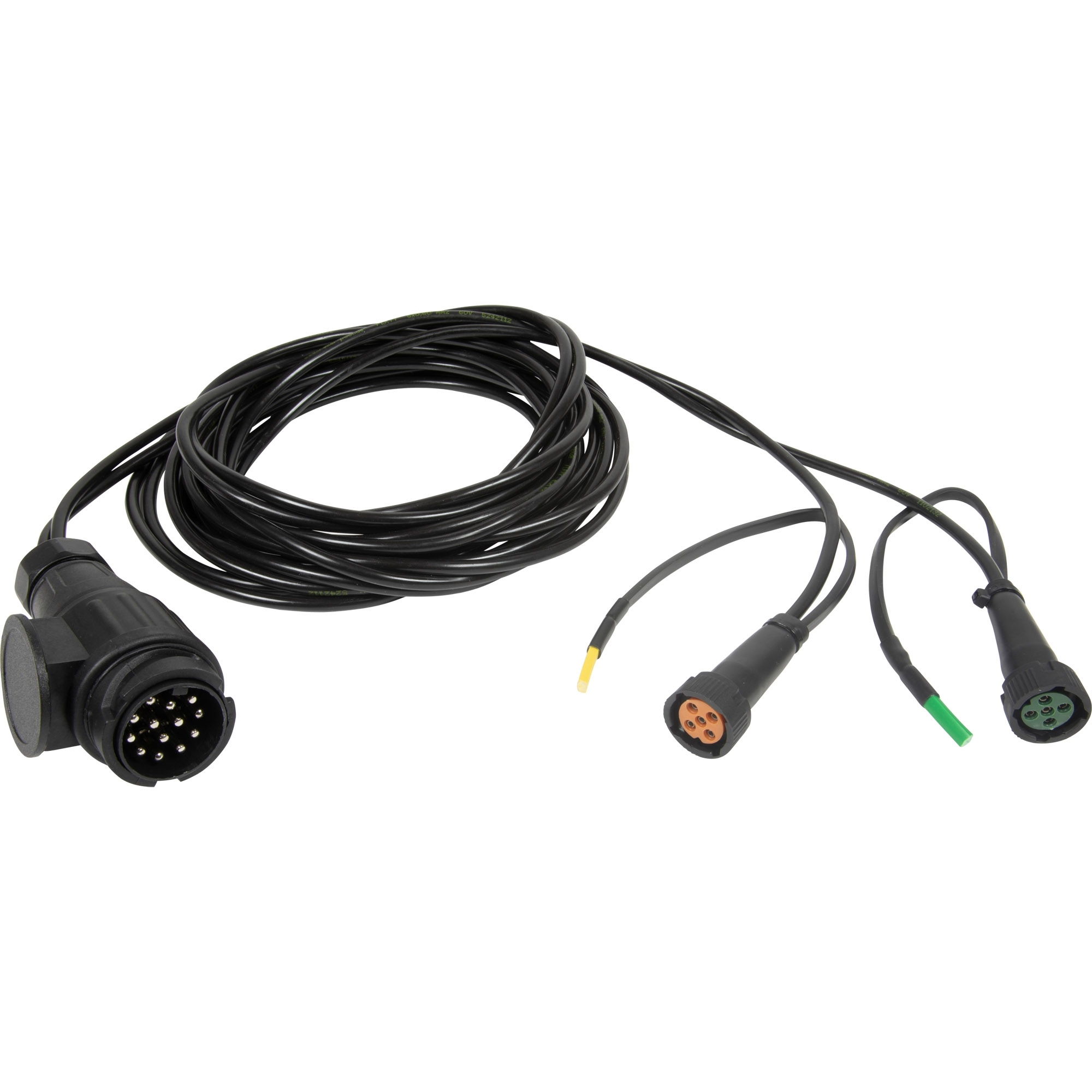 Câble d'alimentation 13 broches, 5000 mm, avec sortie DC