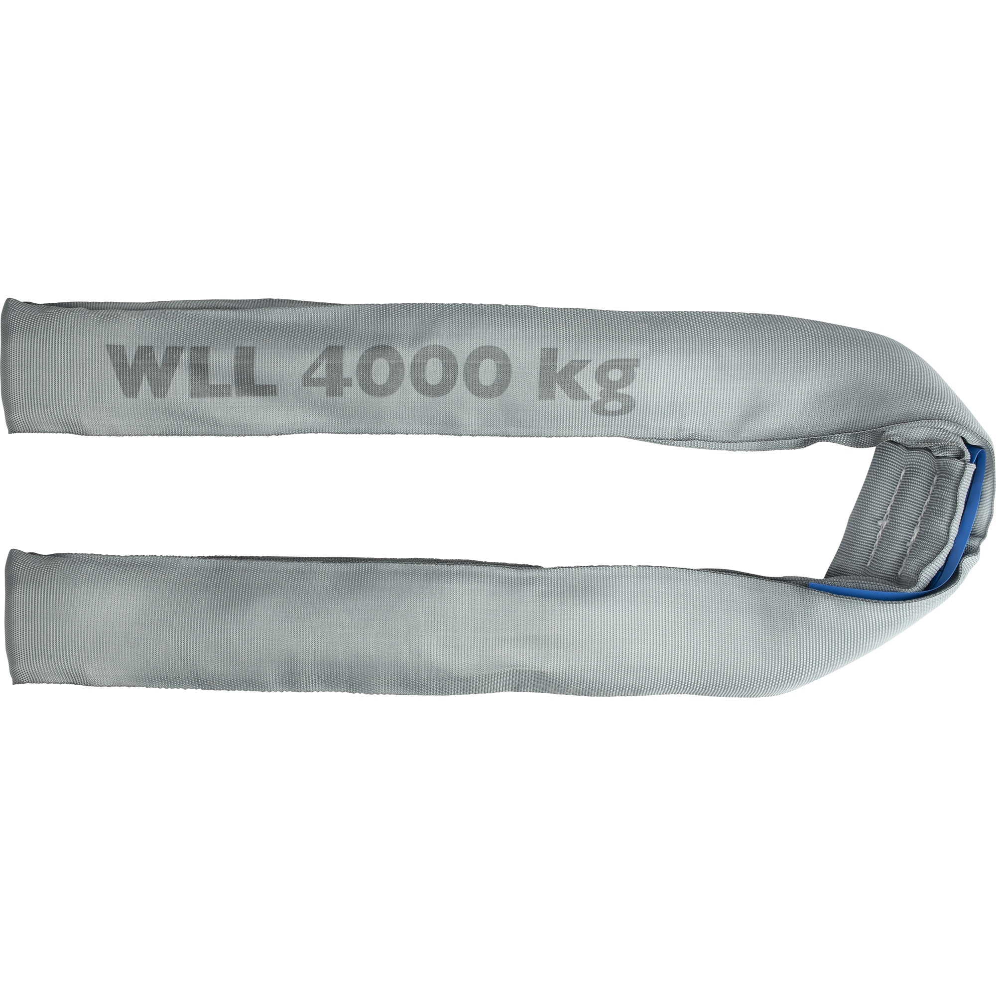 Boucle ronde 4000 kg, L 4000 mm, P 8000 mm, gris