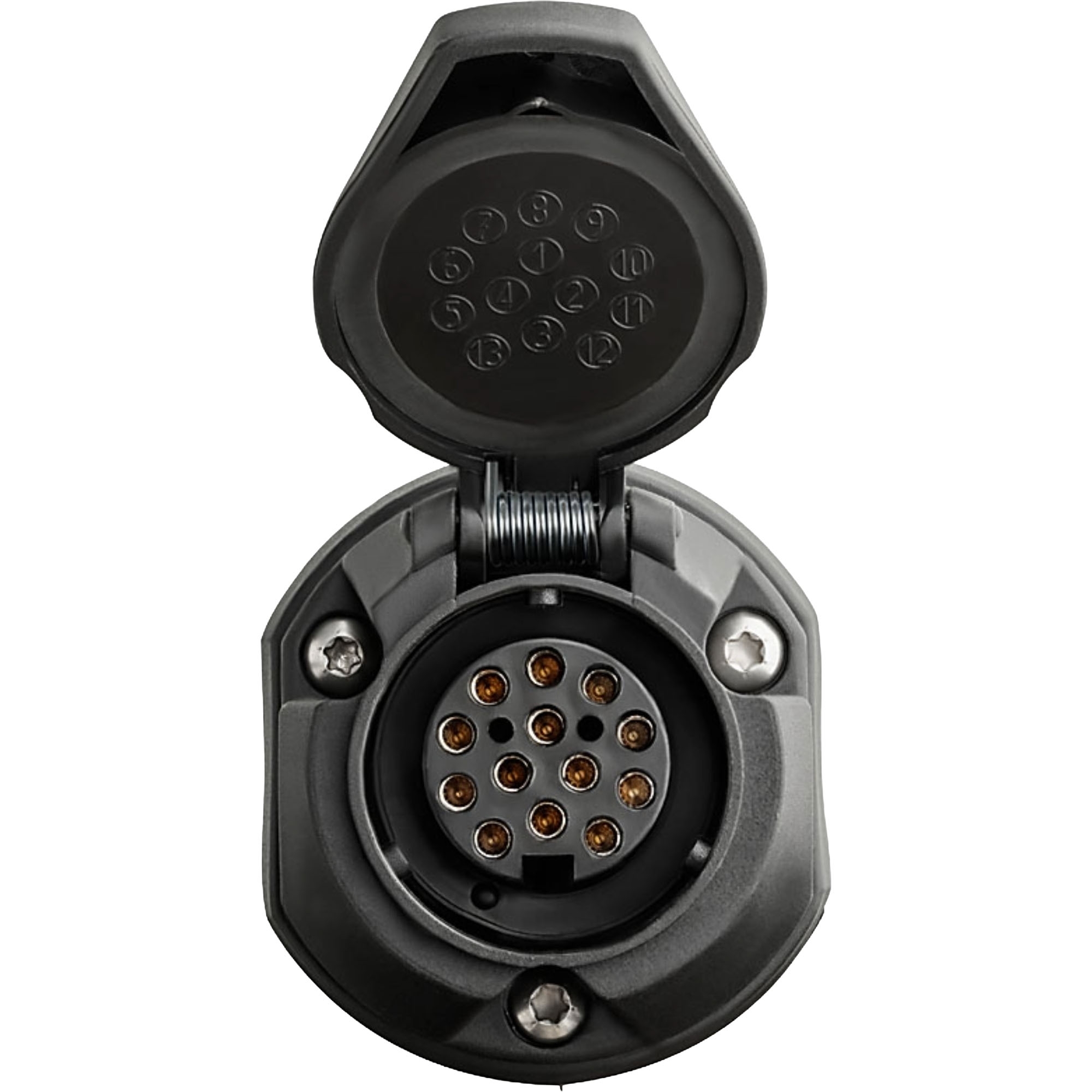 Réducteur de tension 24V, mâle 13 plots, à 12V femelle  13 plots