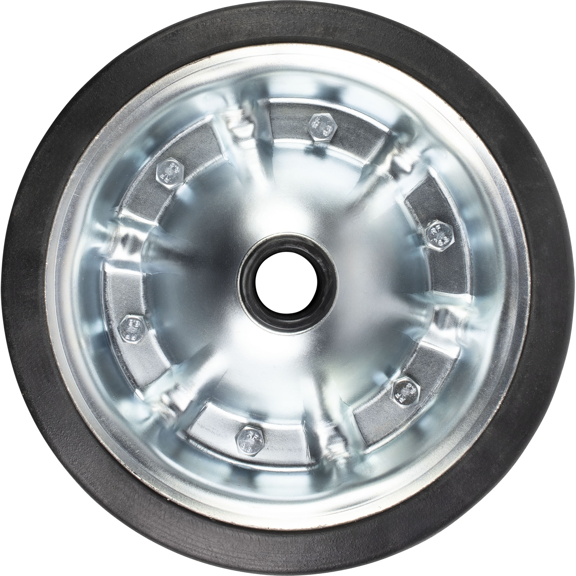 Galet de roue jockey, 260x65 jante acier