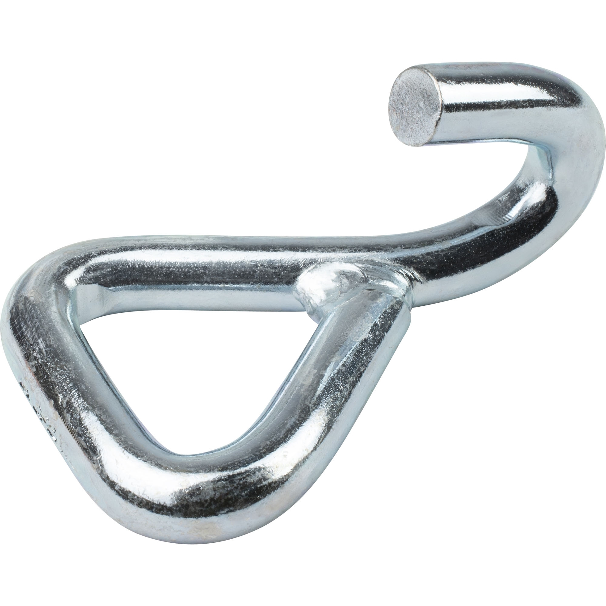 Crochet triangulaire pour sangle largeur 50 mm, crochet Ø 15 mm