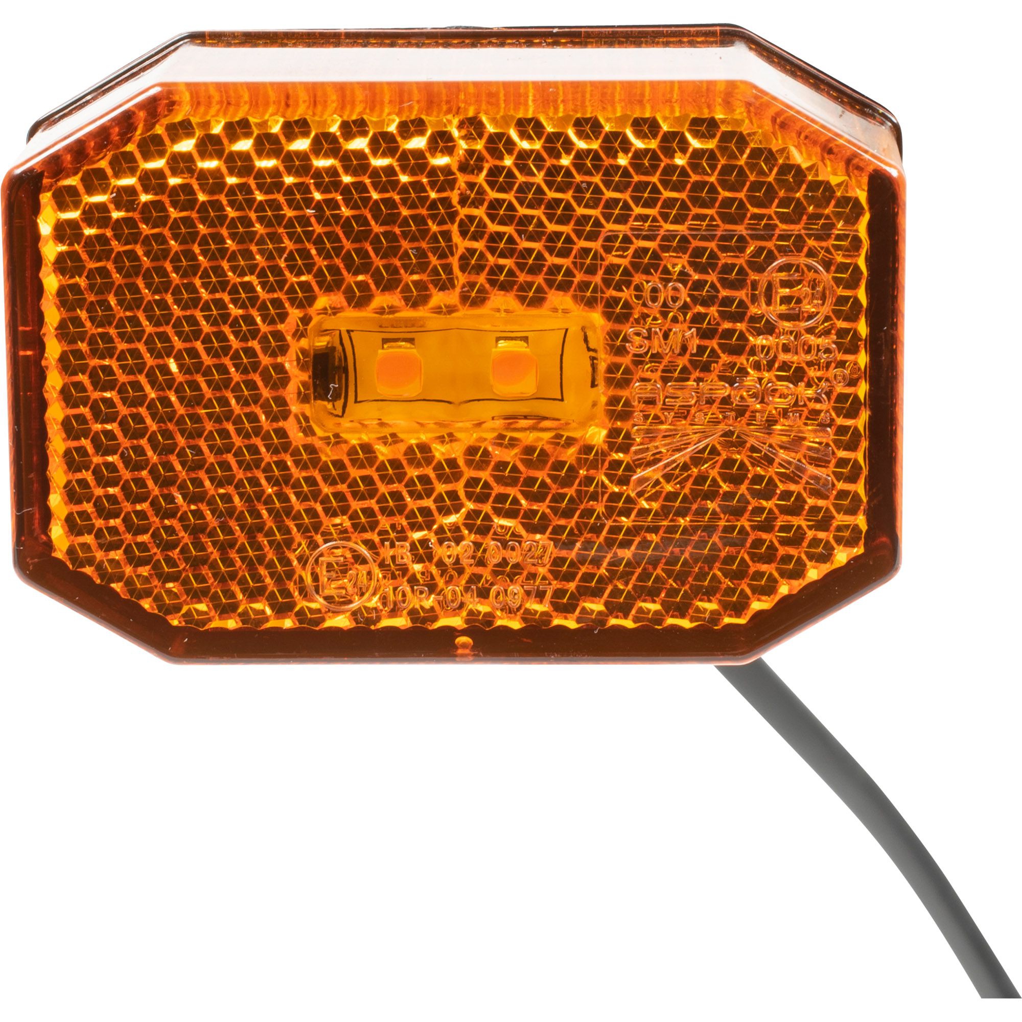 Feu de position latéral Aspöck Flexipoint LED, jaune
