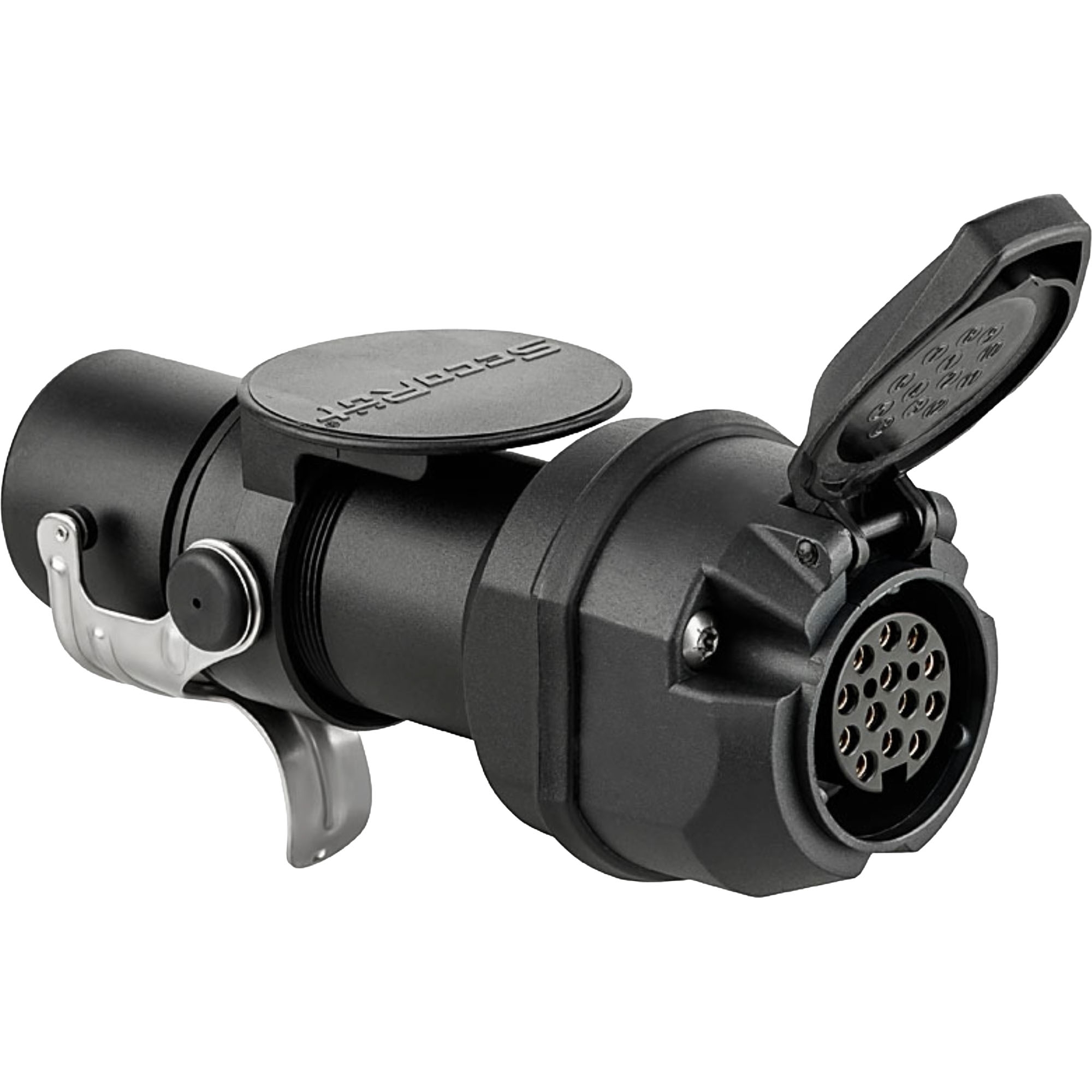 Réducteur de tension 24V, mâle 15 plots, à 12V femelle 13 plots