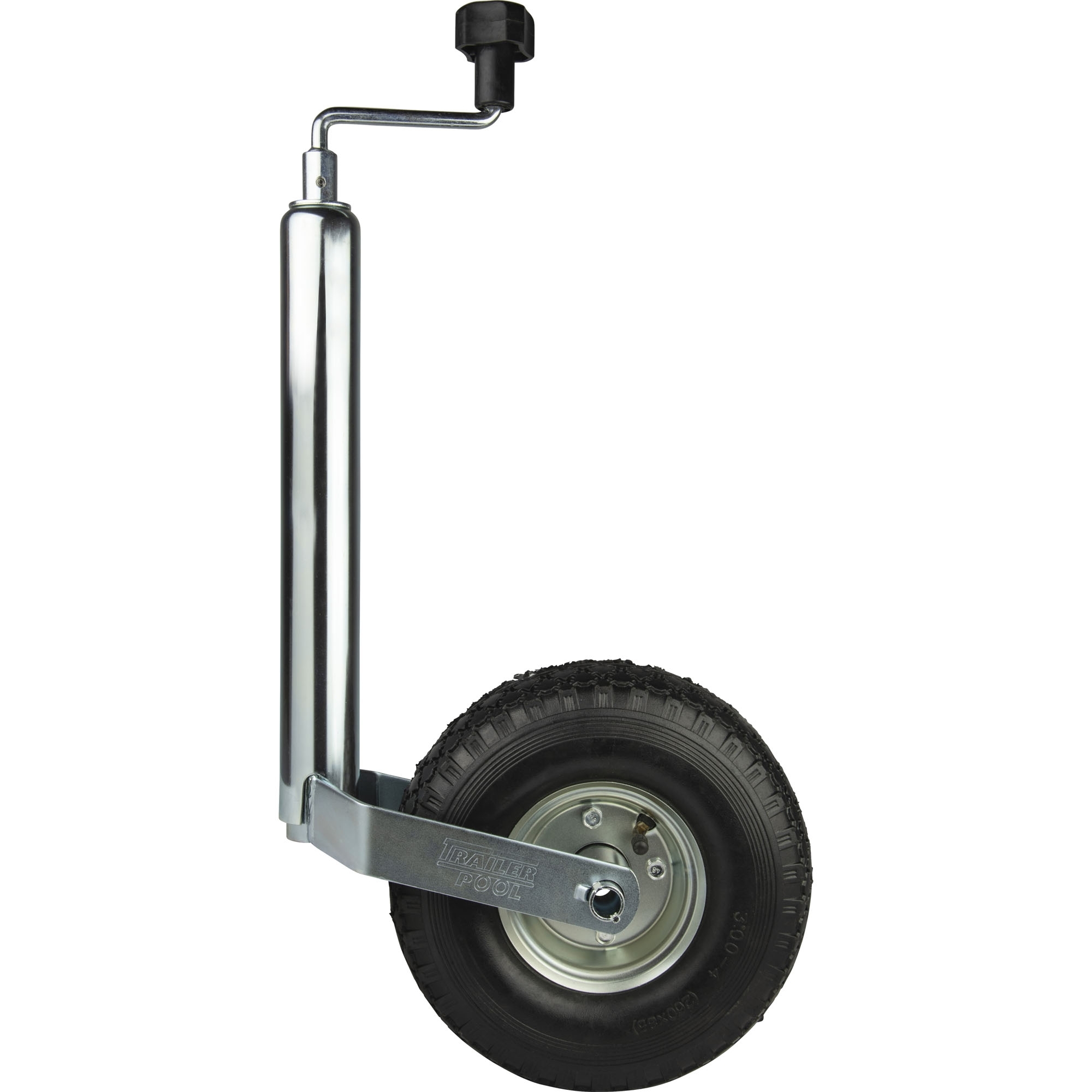 Béquille Ø48 mm, charge d’appui 150kg, jante métal