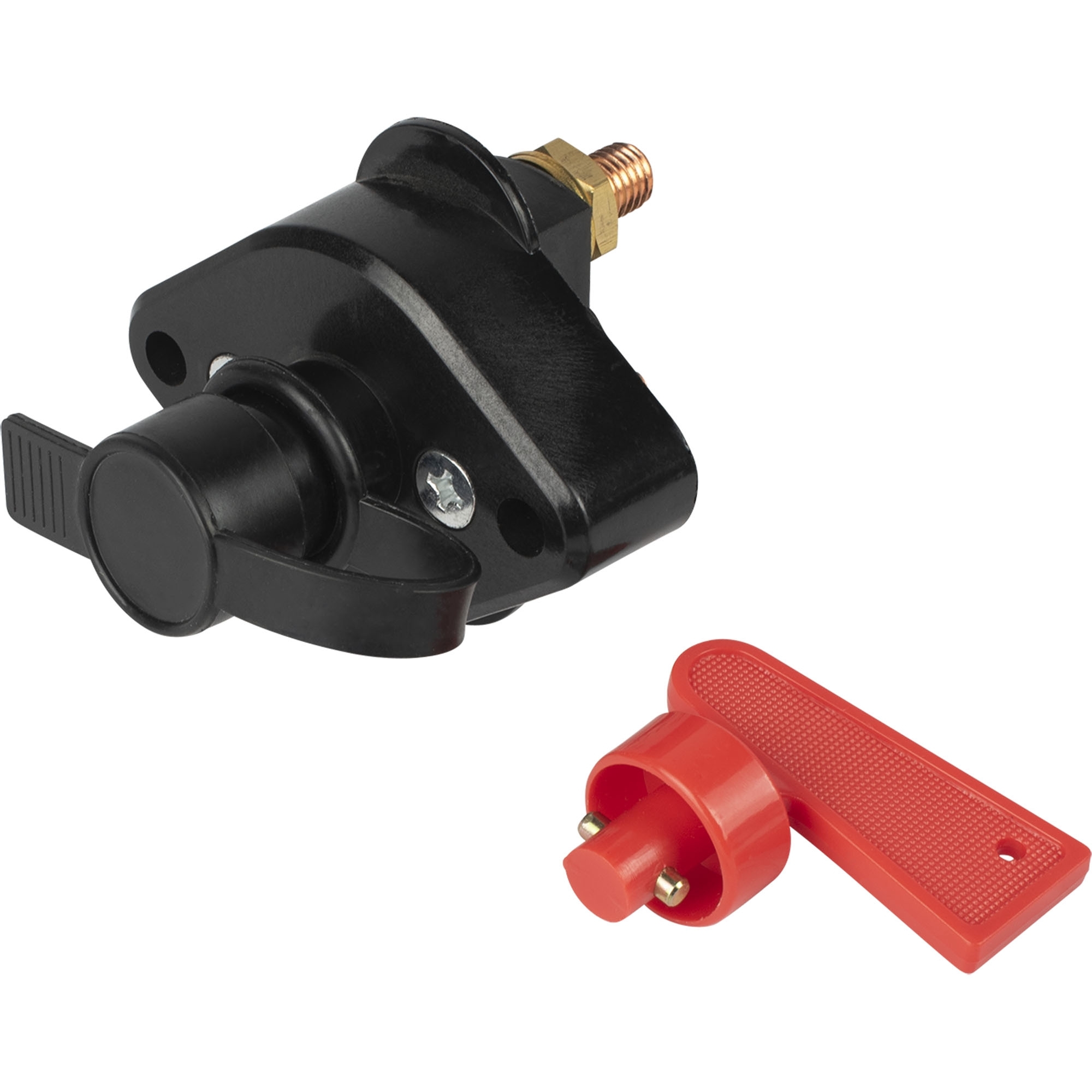 Bouton d'arrêt d'urgence 12V/24V, c. perm. 200/50A