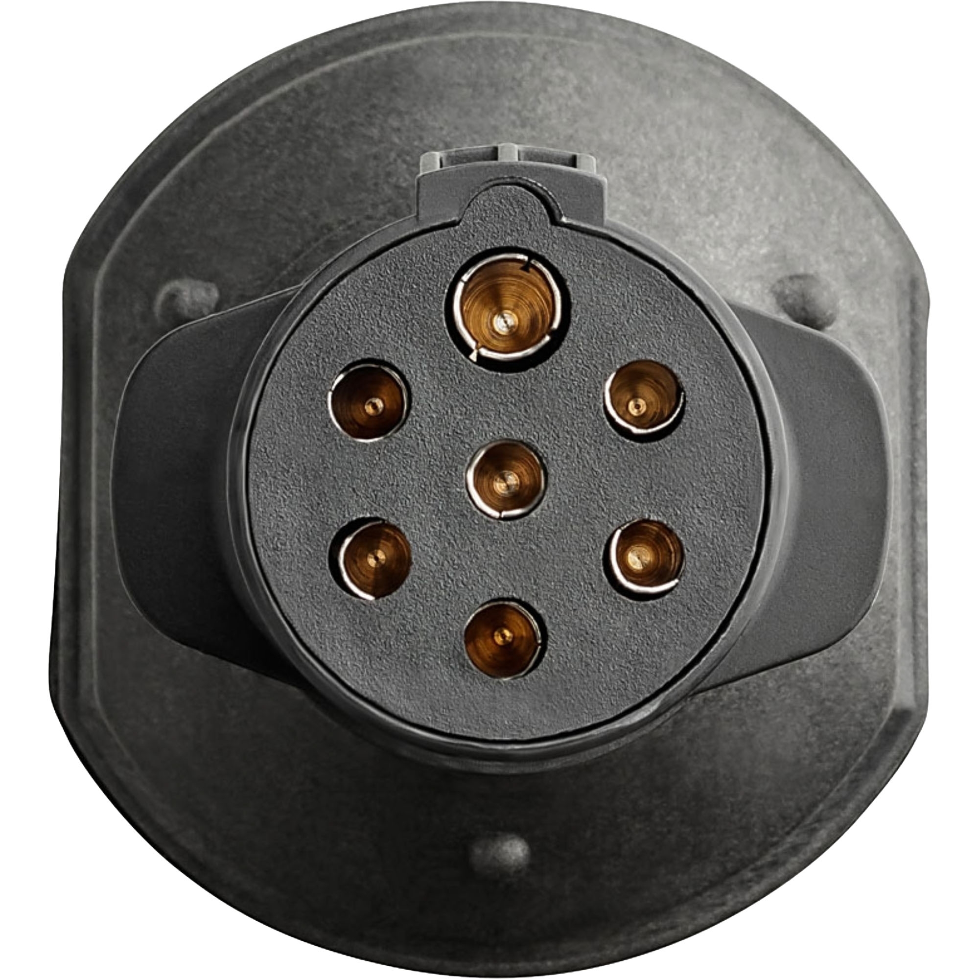 Réducteur de tension 24V, mâle norme 7N, à 12V femelle 7 plots