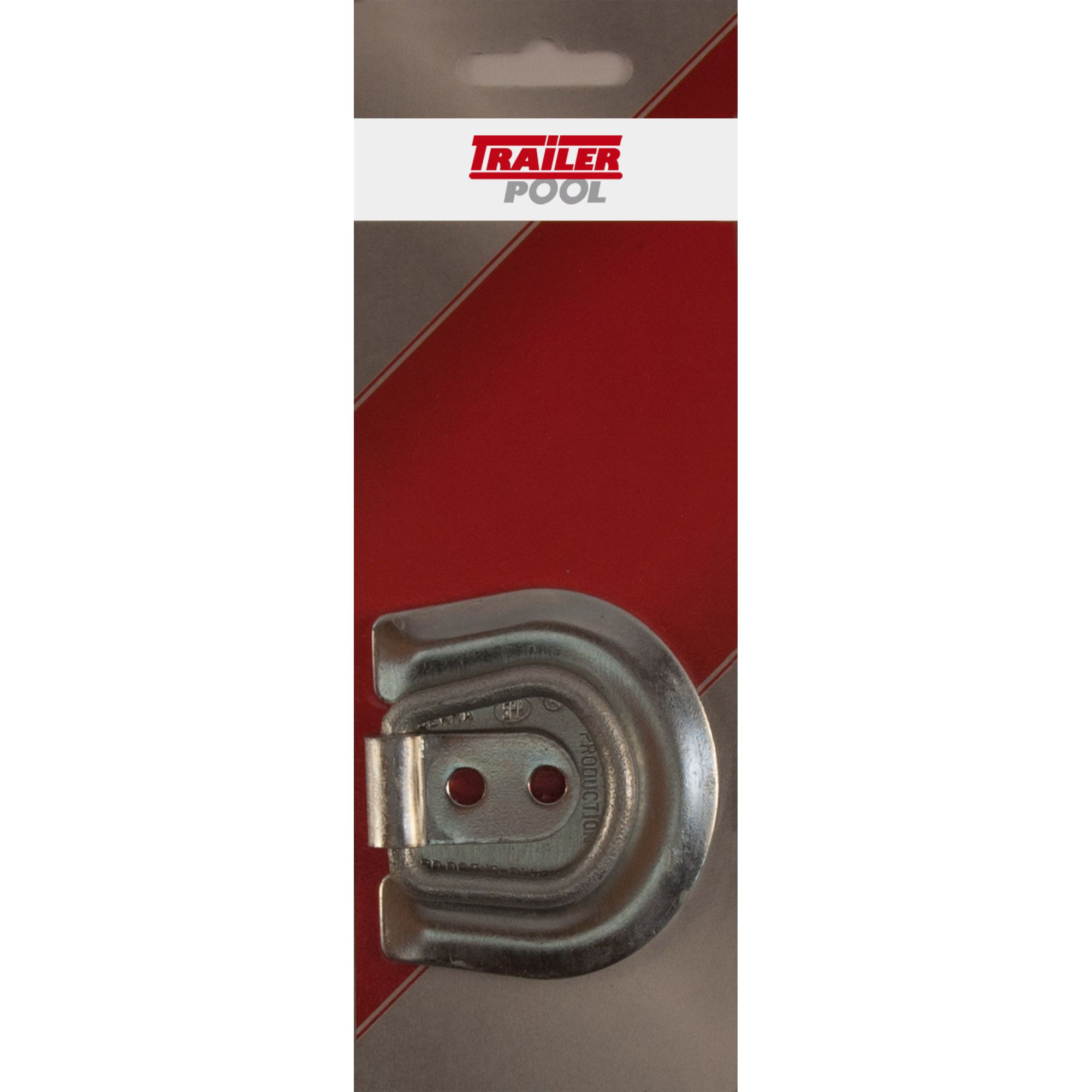 Anneau d'arrimage demi-rond, à plaquer, blister