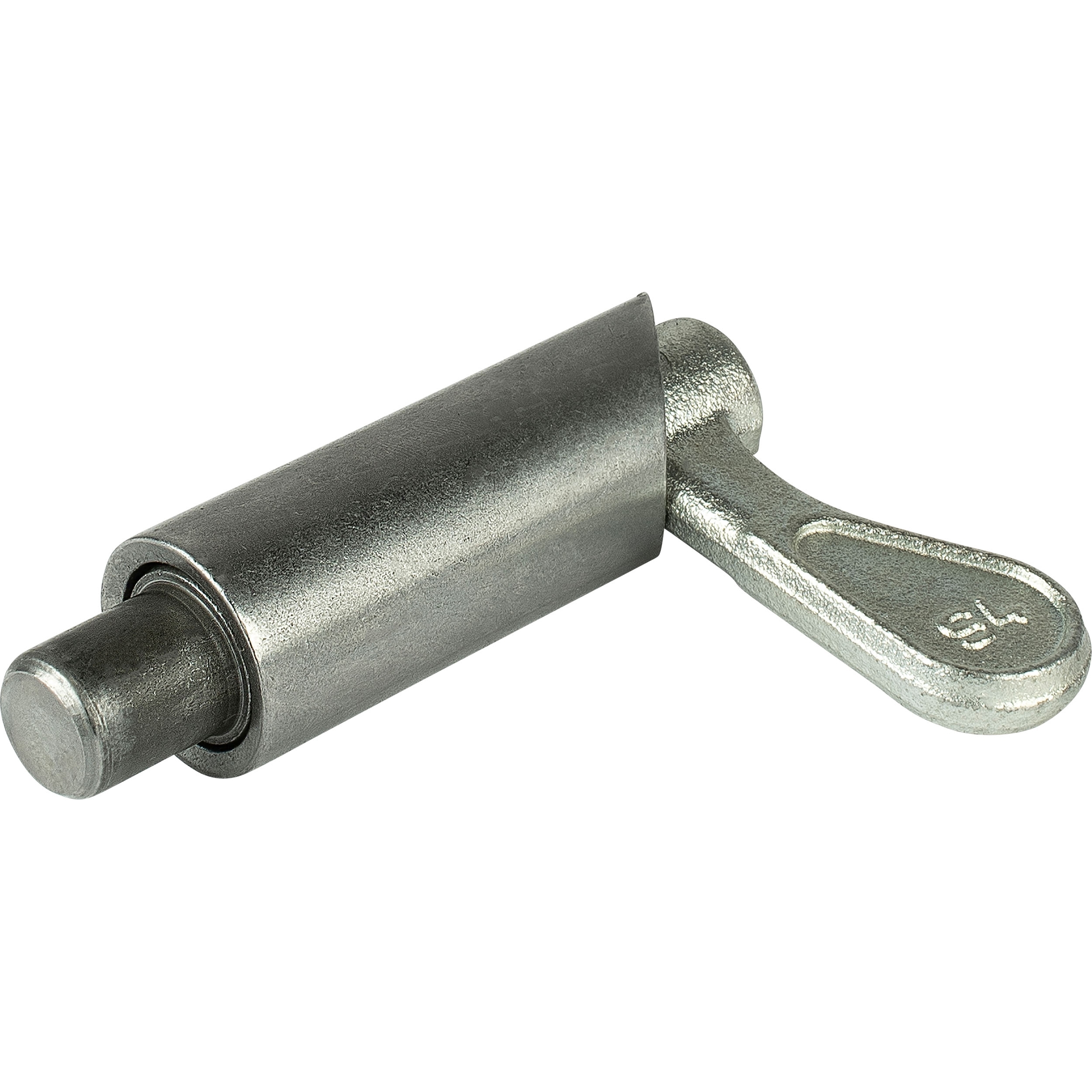 Verrou à ressort, à souder,  axe diam. 12 mm,