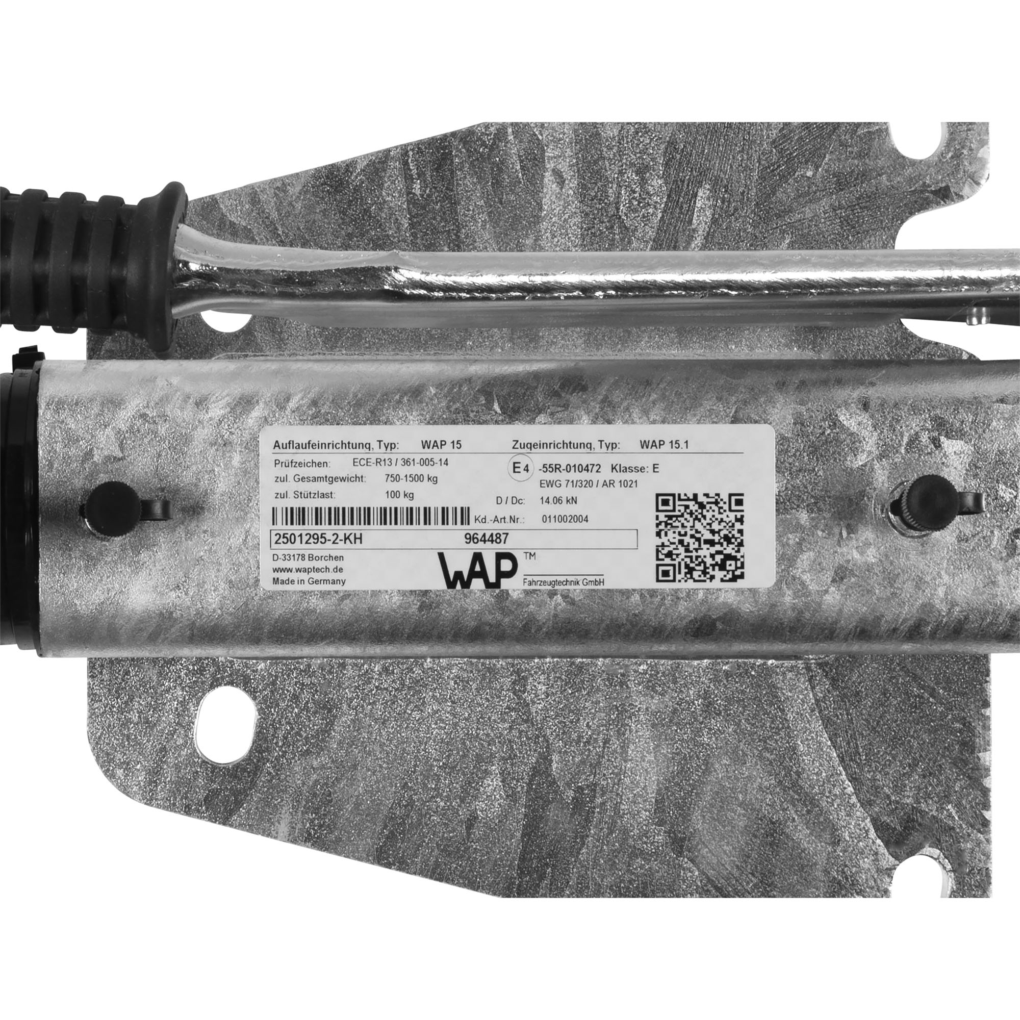 Commande de frein WAP, WAP15/15.1, 1500 kg