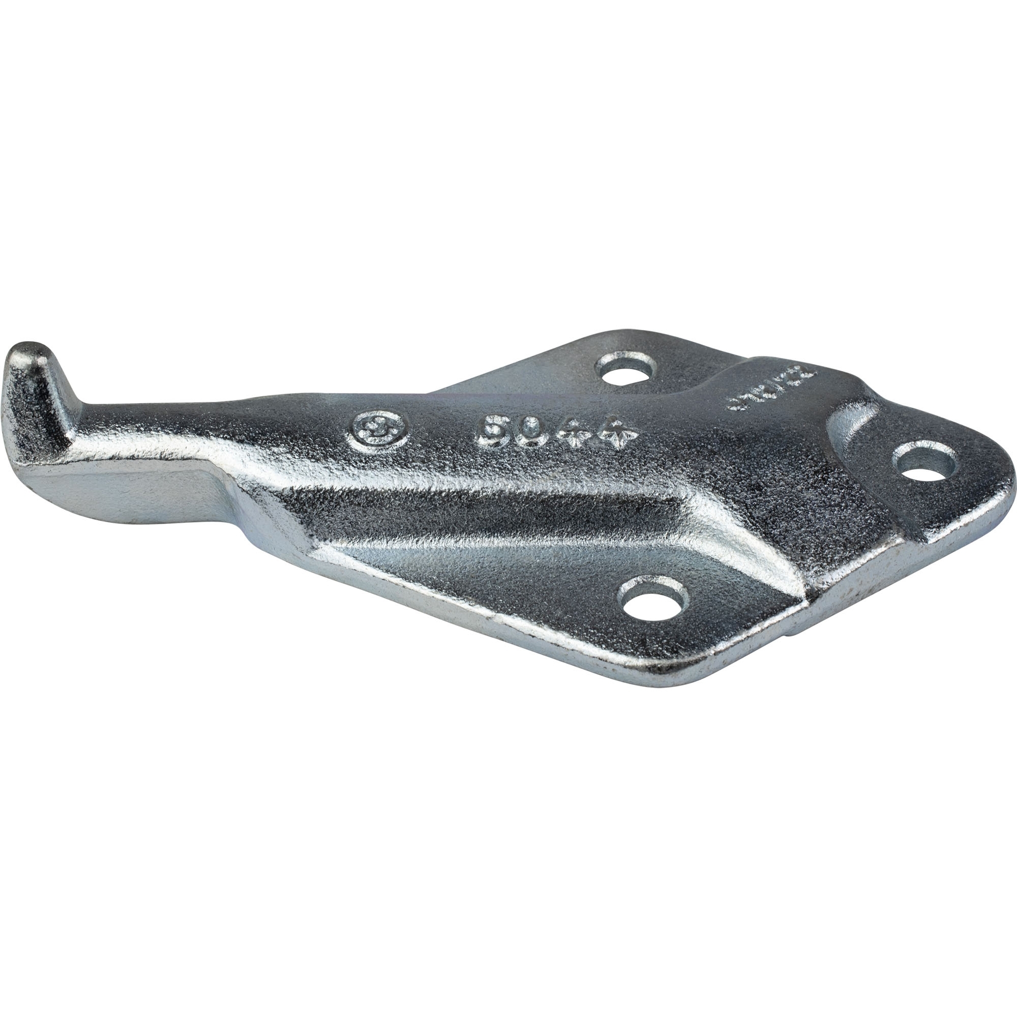 Crochet pour fermeture excentrique, soudé sur platine 3 trous