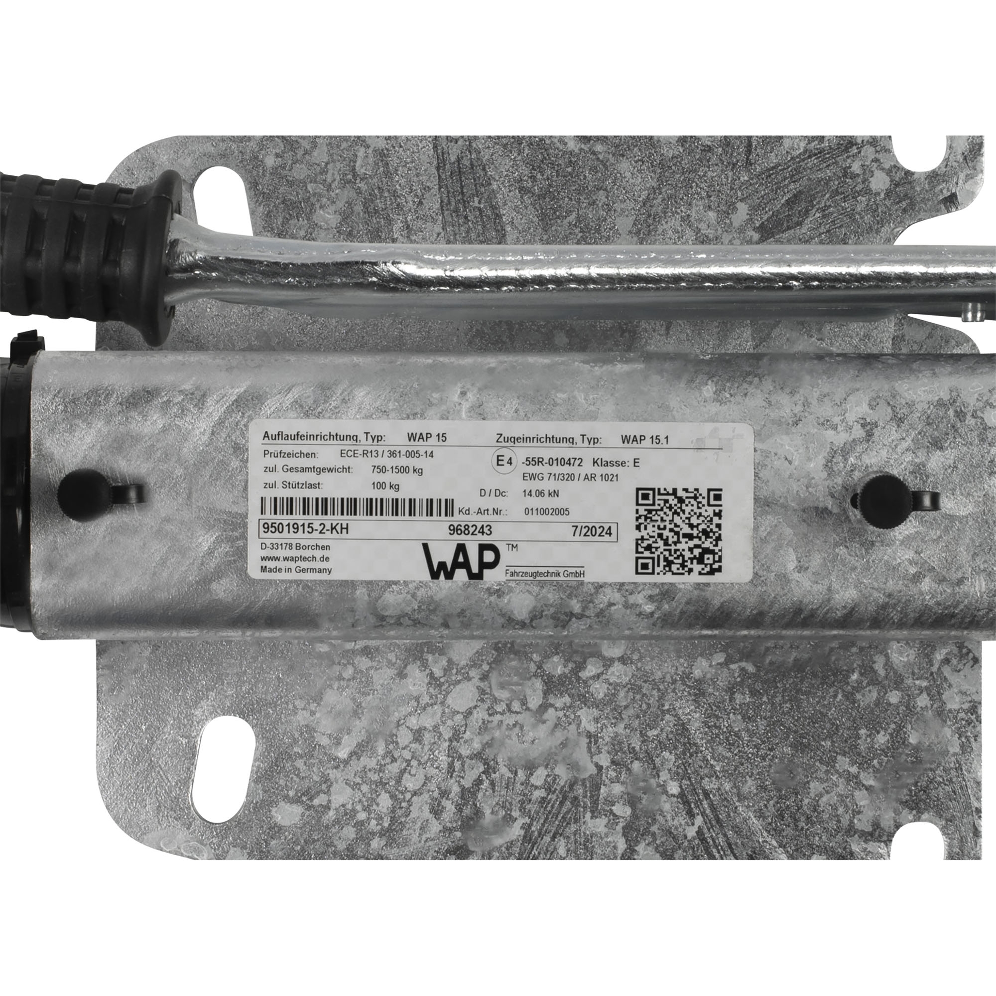 Commande de frein WAP, WAP15/15.1, 1500 kg