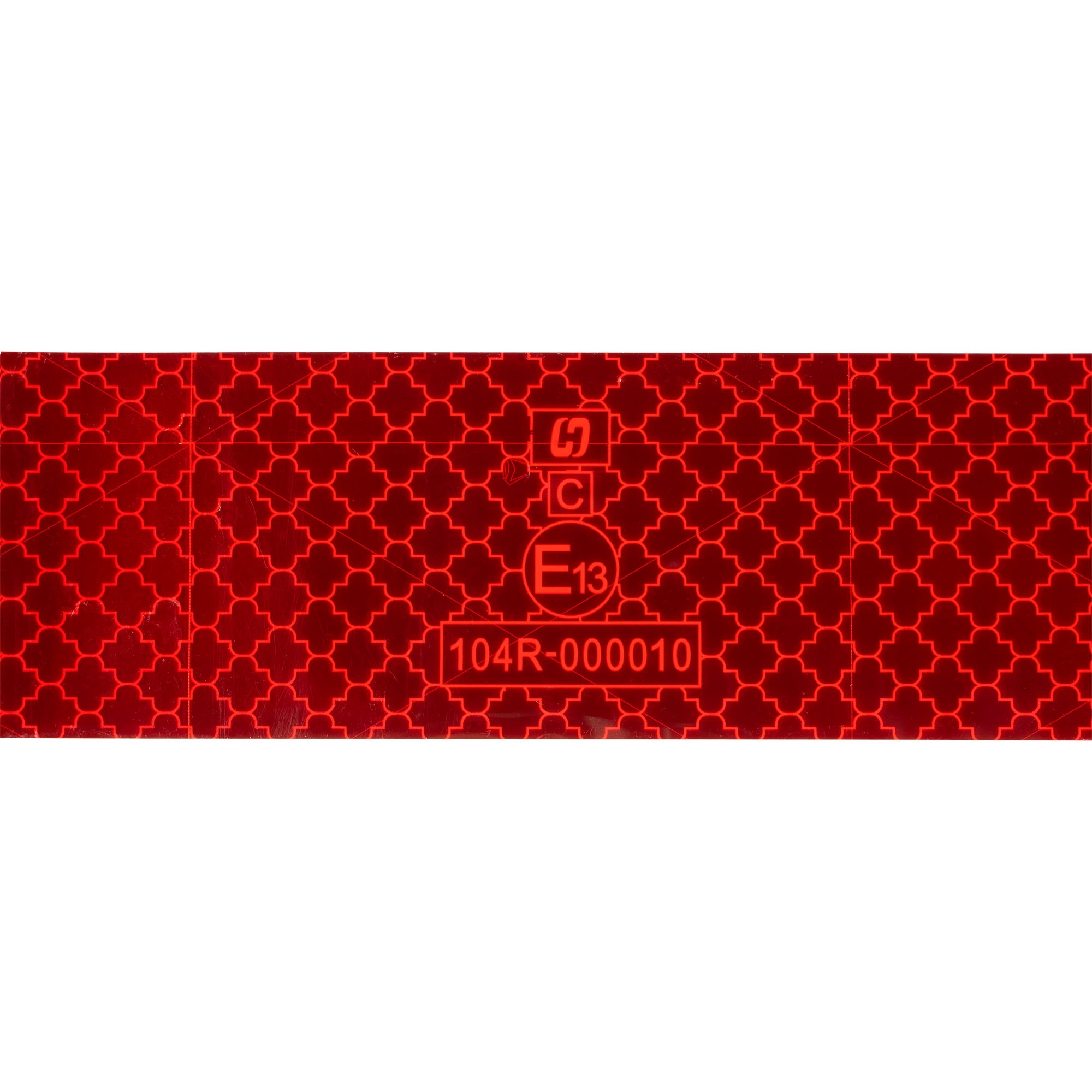 Bande réfléchissante Trailer-Pool, L 4000 mm, rouge