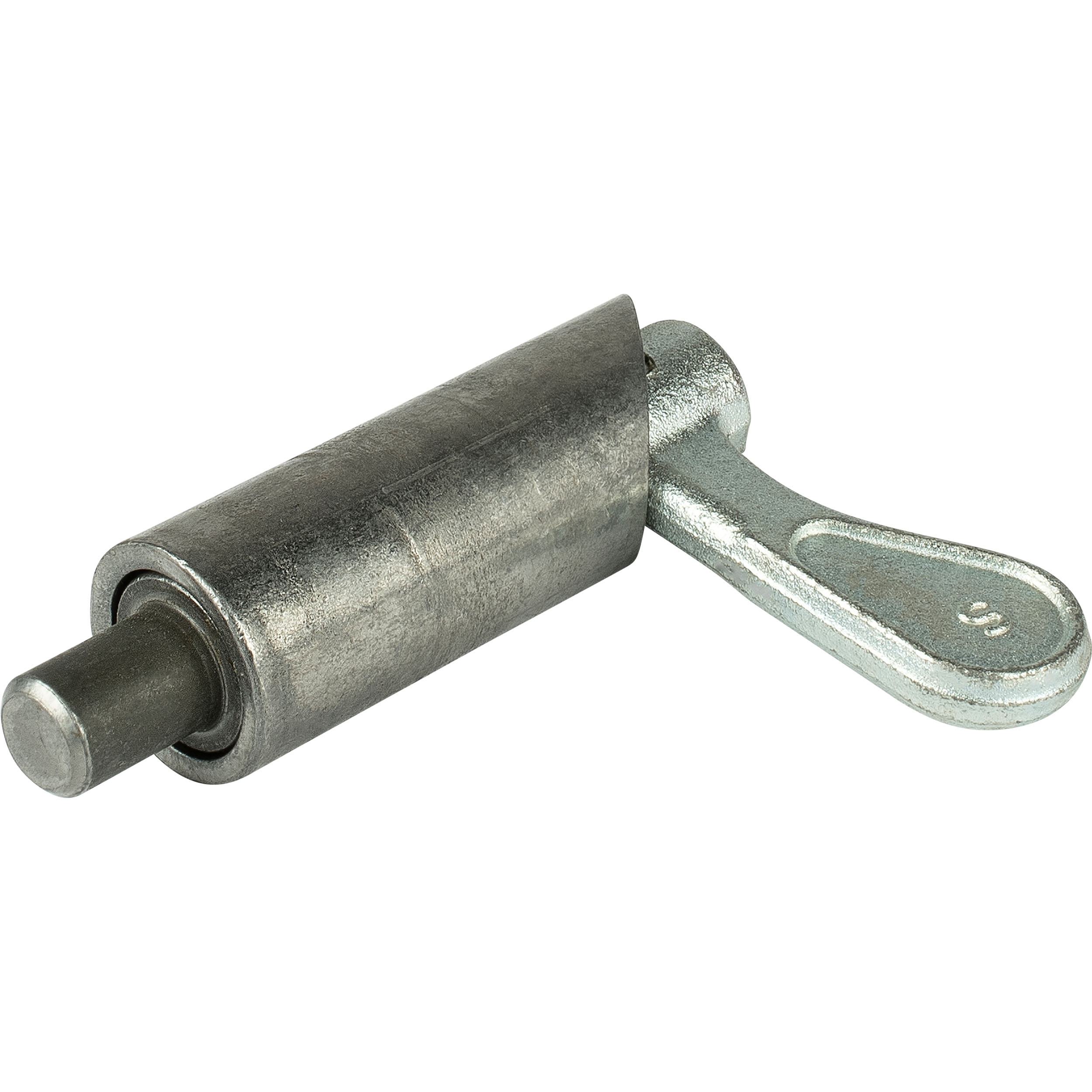 Verrou à ressort, à souder,  axe diam. 10 mm,