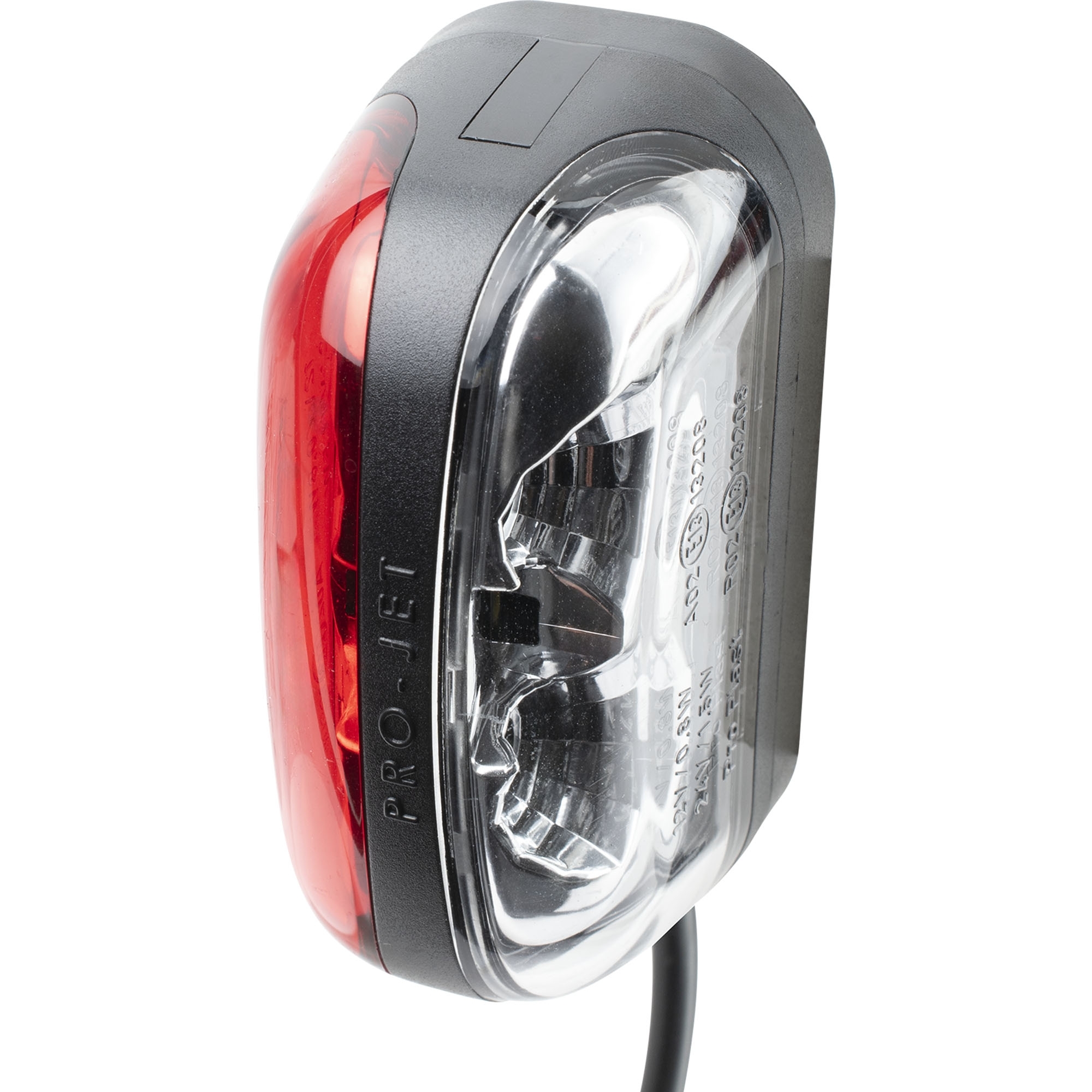 Feu d'encombrement blanc/rouge, LED 12/24V