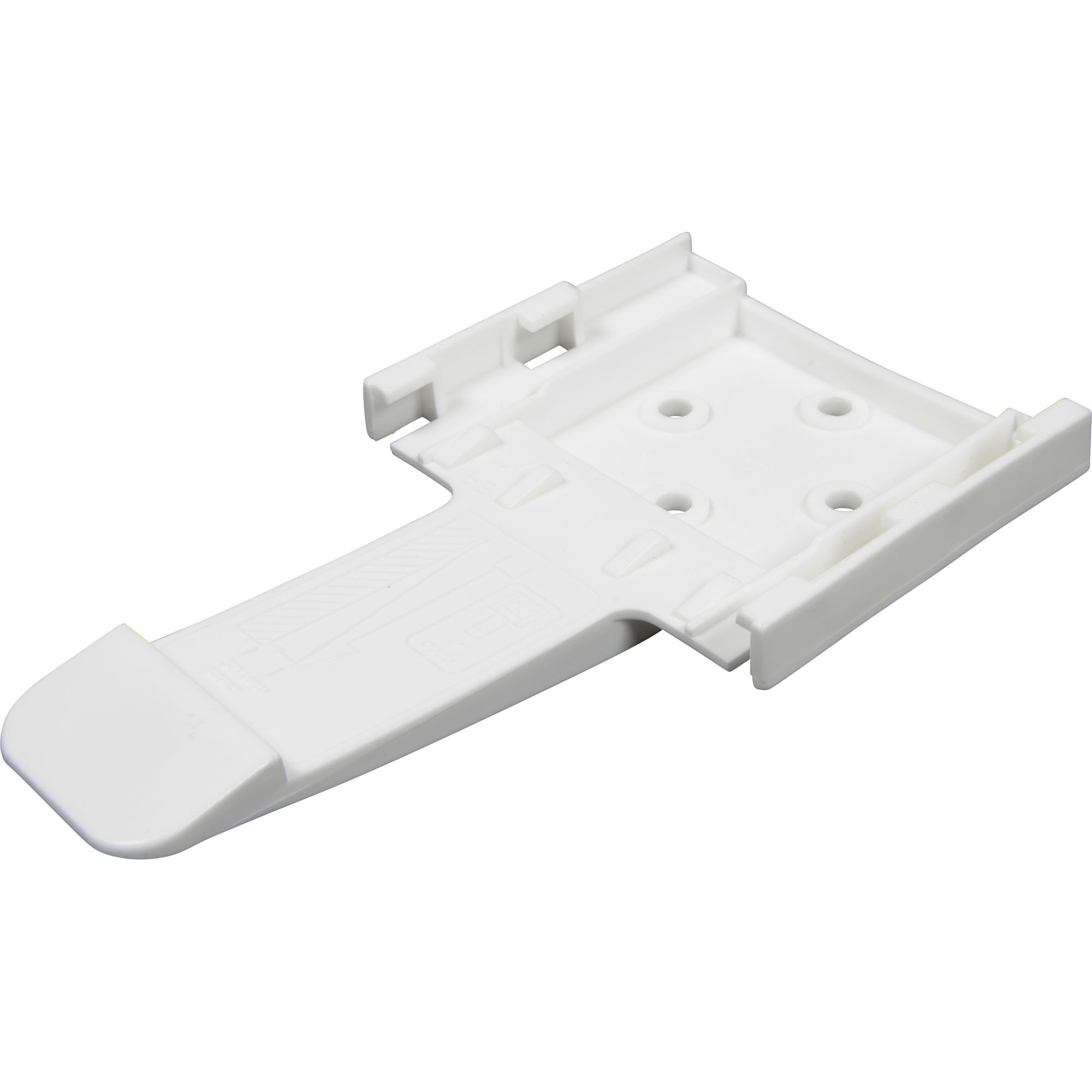 Support de cale de roue, PVC blanc