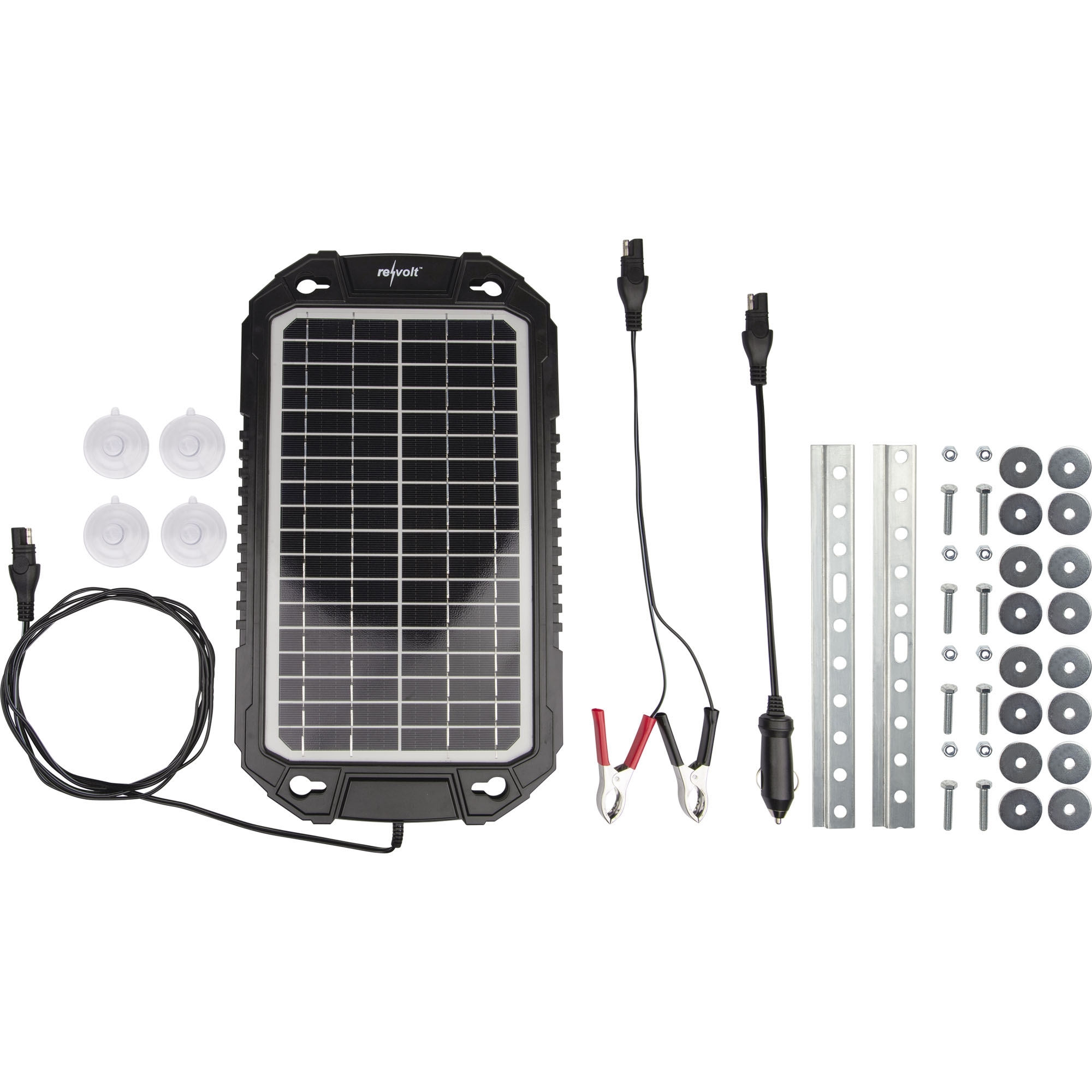 Chargeur solaire pour batteries de voiture, 12 volts, 10 watts