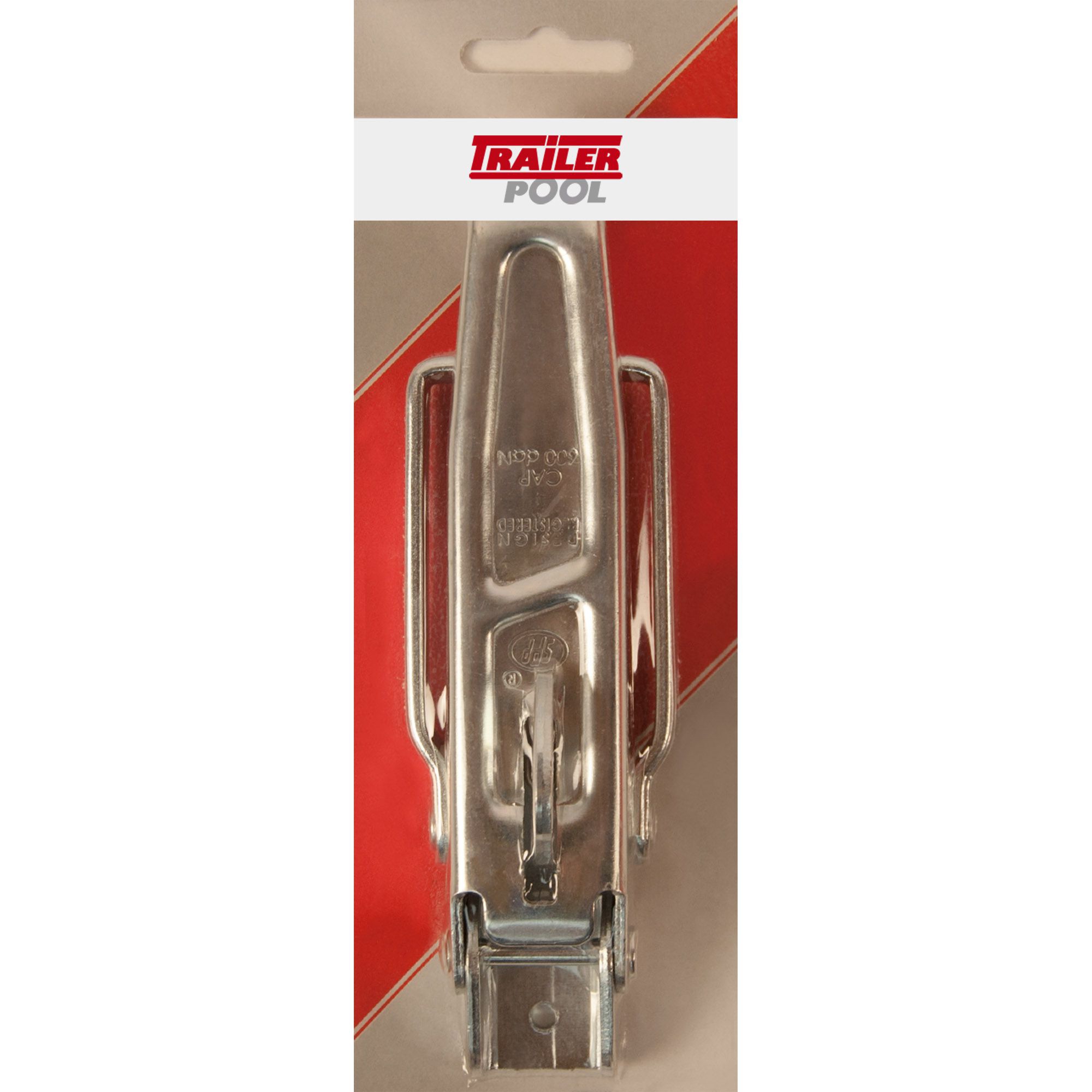 Fermeture excentrique à visser boucle d'accroche en fer plat, blister