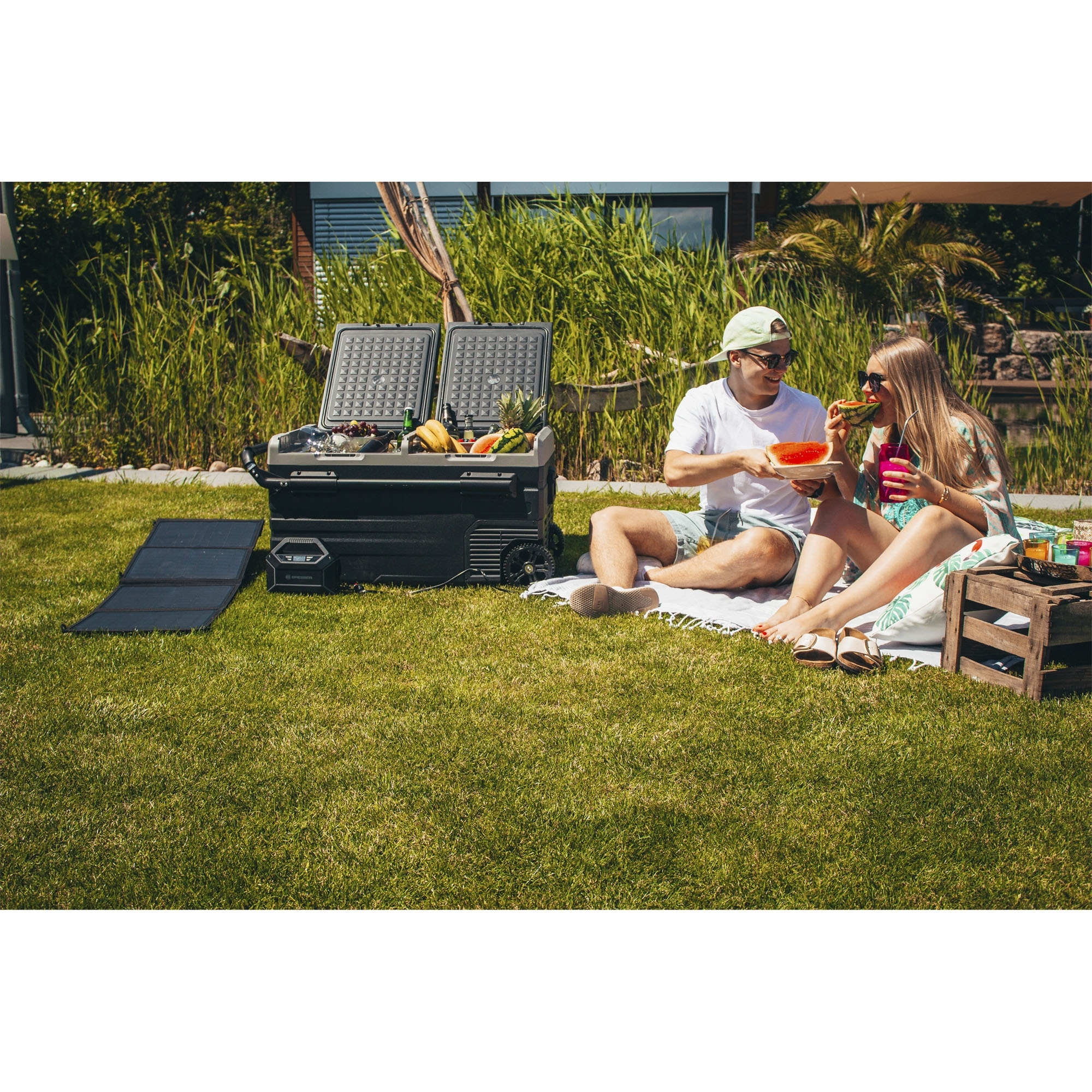 Glacière mobile à roulettes, Freezbox 75