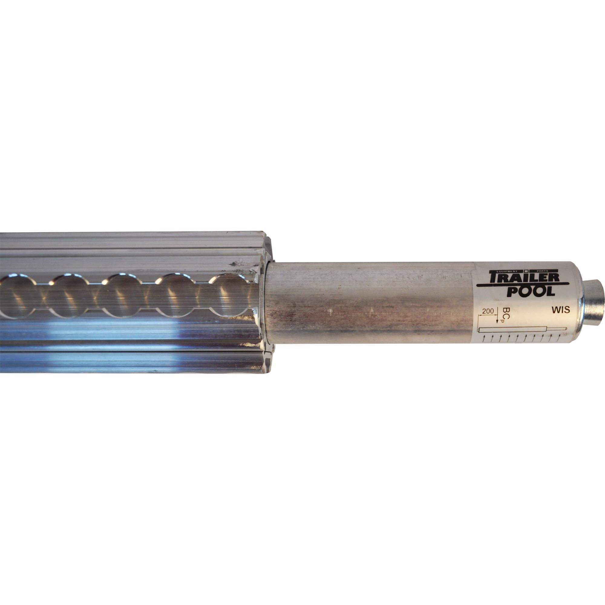 Barre de blocage avec rail aérien, longueur d'insertion 2500 mm Barre de blocage avec rail aérien, longueur d'insertion 2500 mm