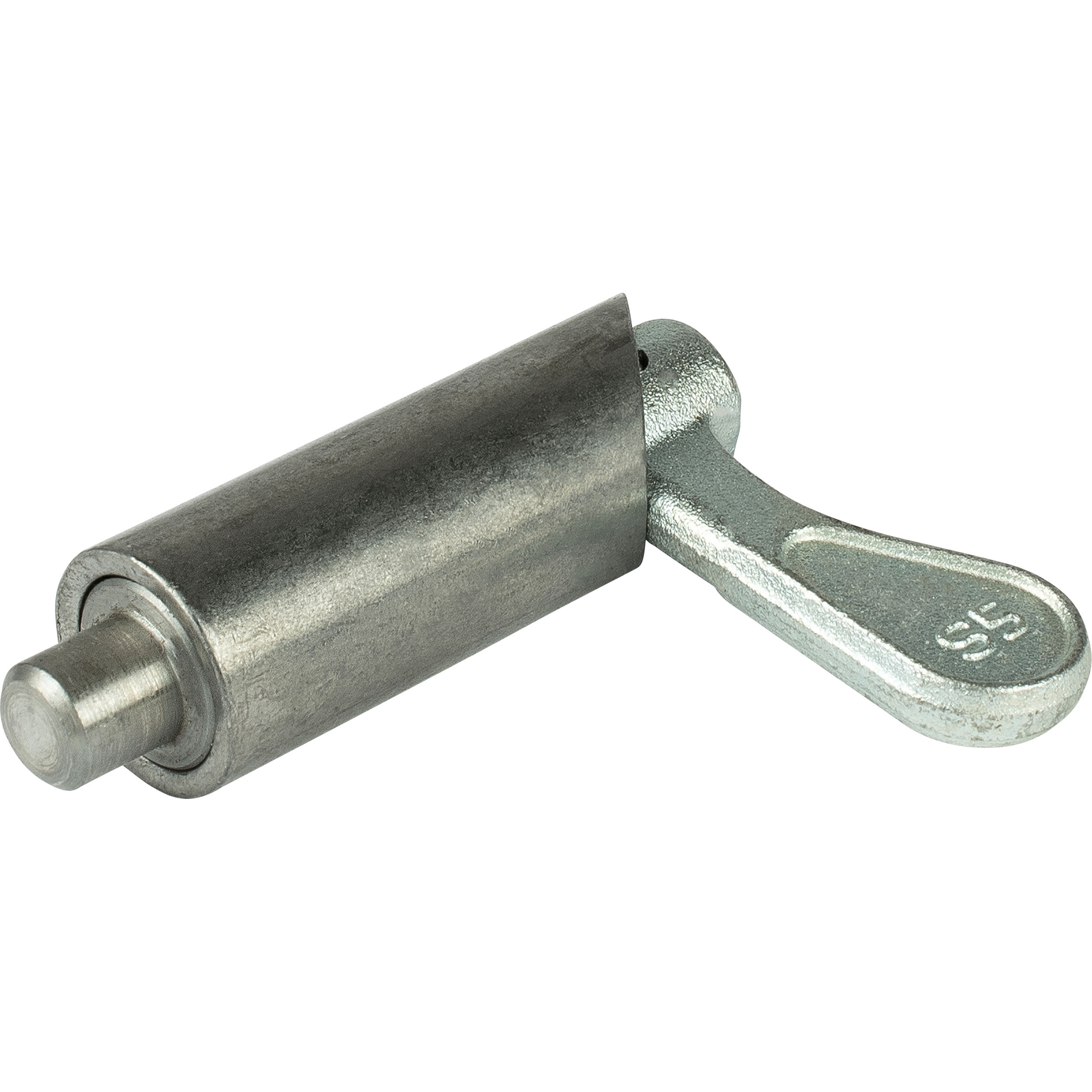 Verrou à ressort, à souder,  axe diam. 10 mm,