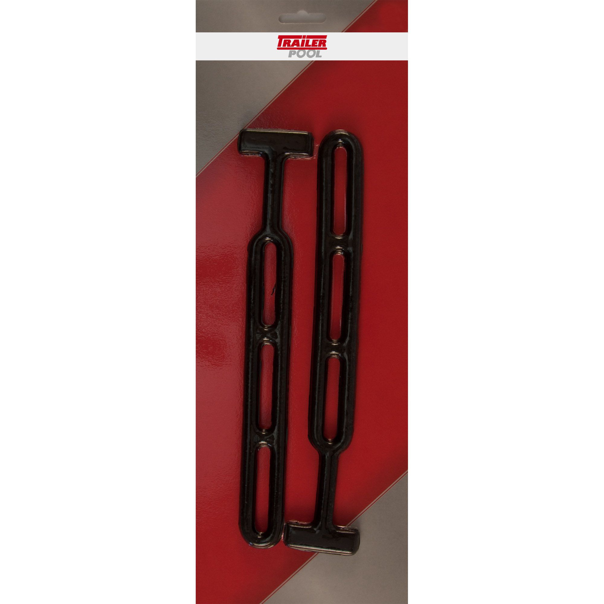 2 x Liens caoutchouc ajustables, Lg 280mm, Ø 8 mm, noir 2 x Liens caoutchouc ajustables, Lg 280mm, Ø 8 mm, noir