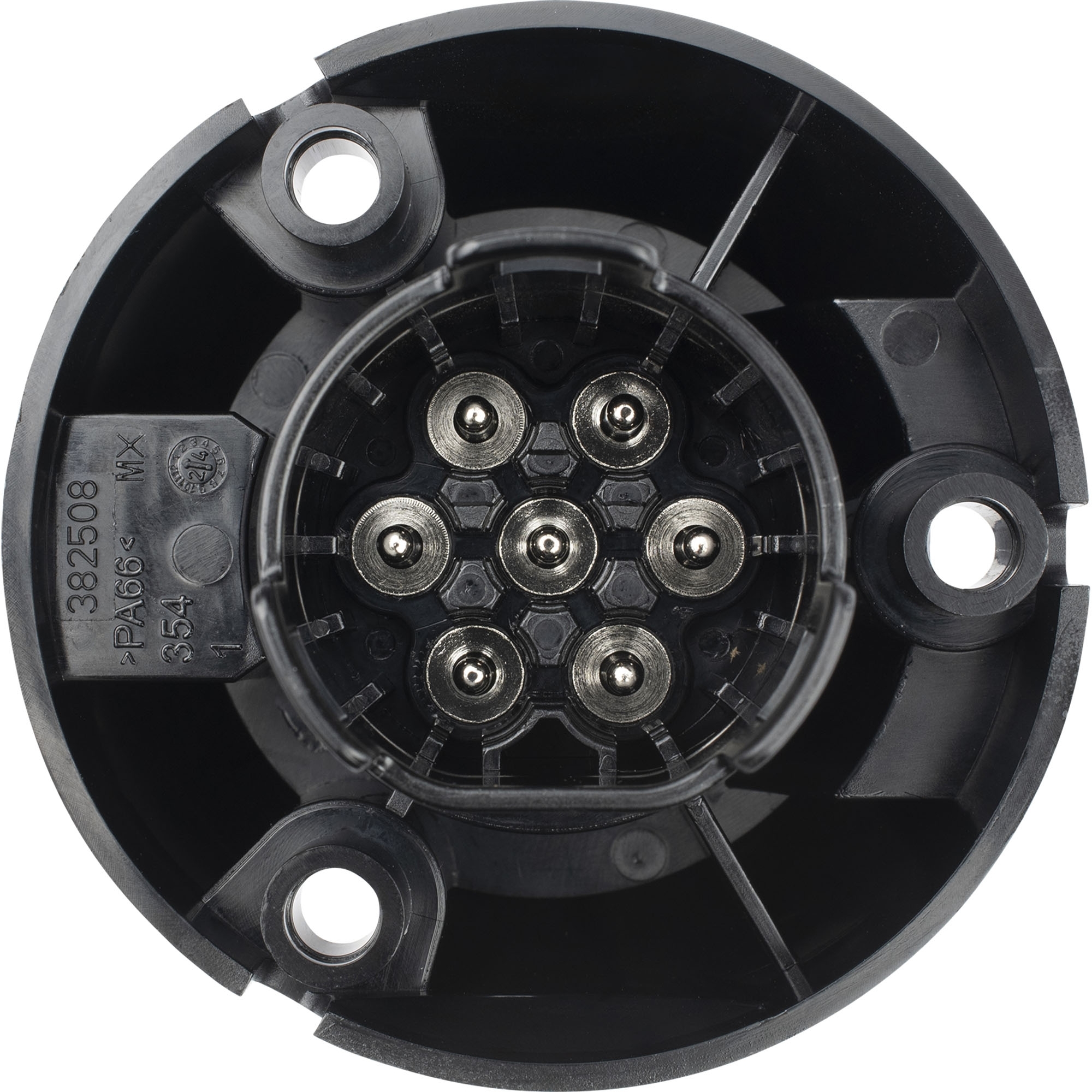 Prise femelle 7 plots, 12V, PVC, étanche