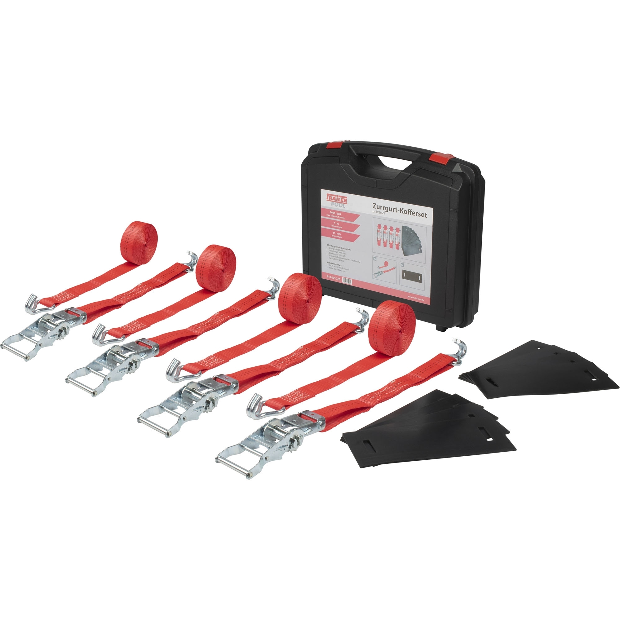 Kit arrimage, sangles et patins de protection