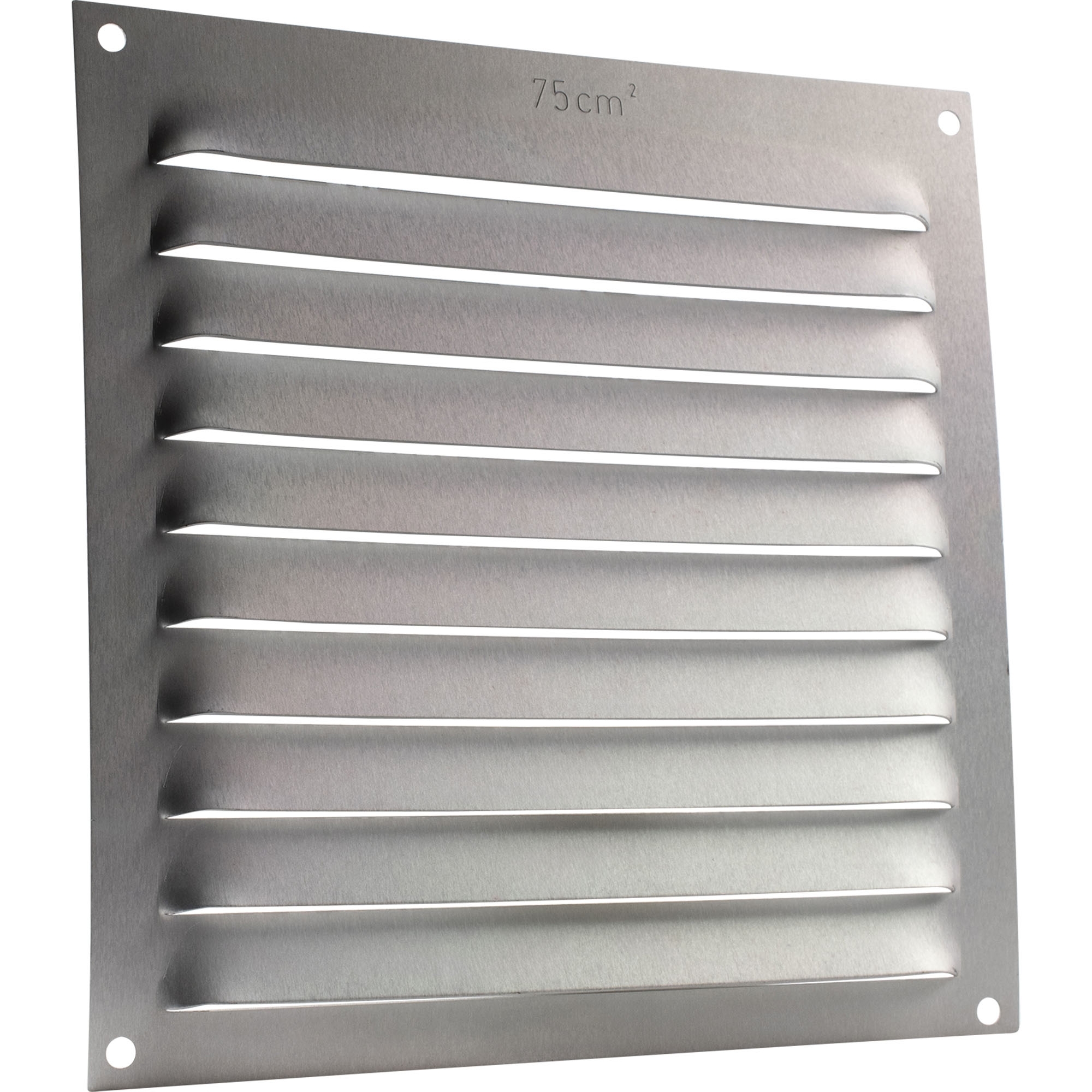 Grille d'aération en aluminium, carrée, 150 x 150 mm