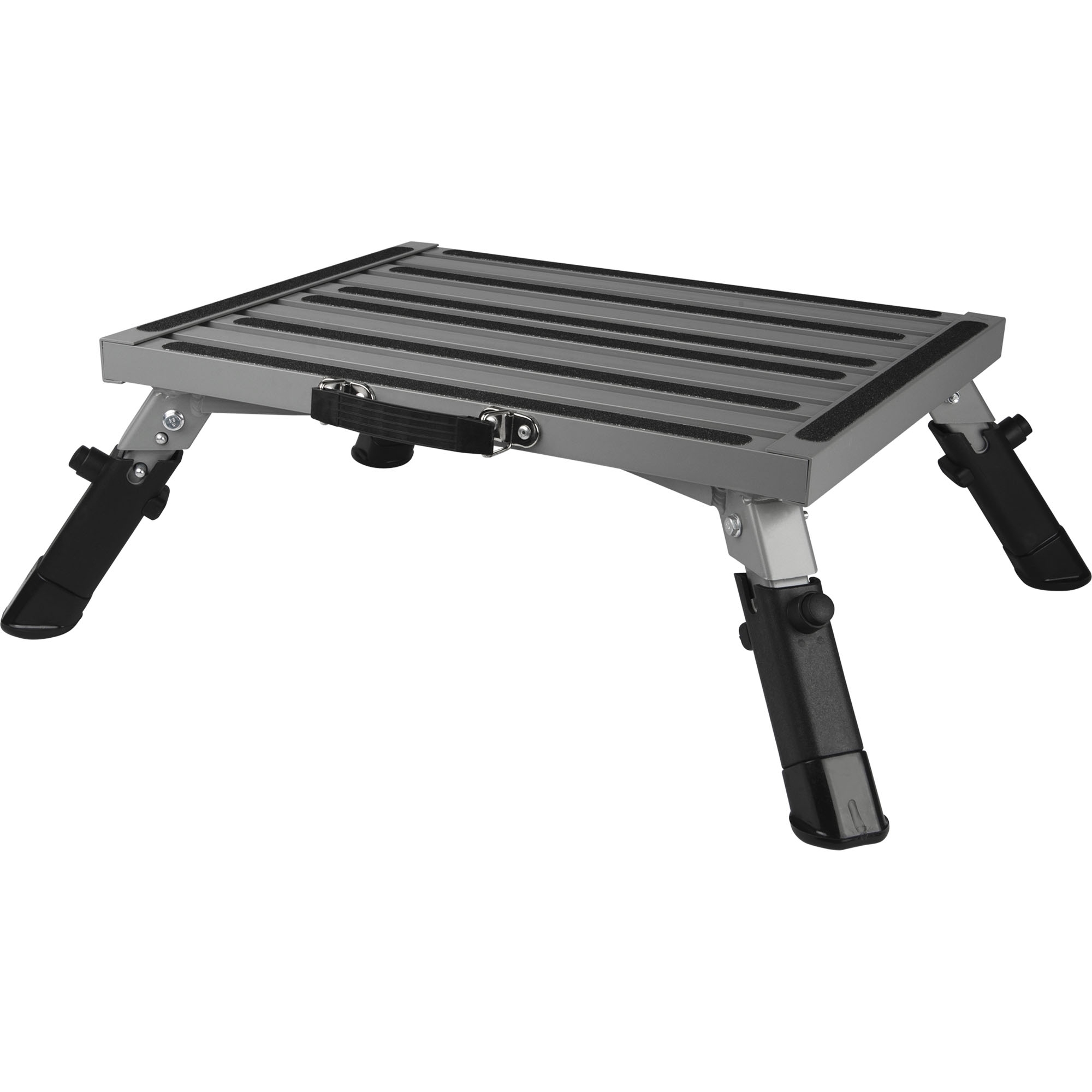 Marche-pied pliable, aluminium