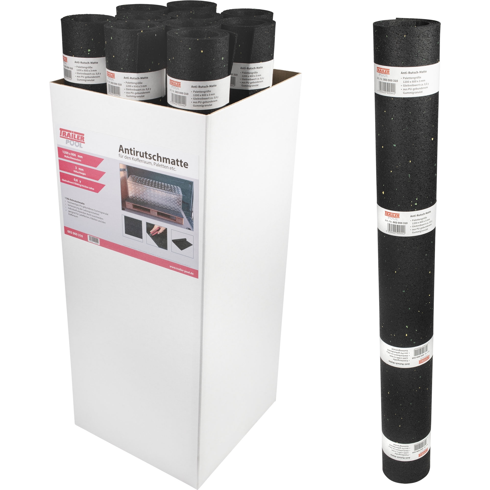 Lot de 10 tapis anti-dérapant