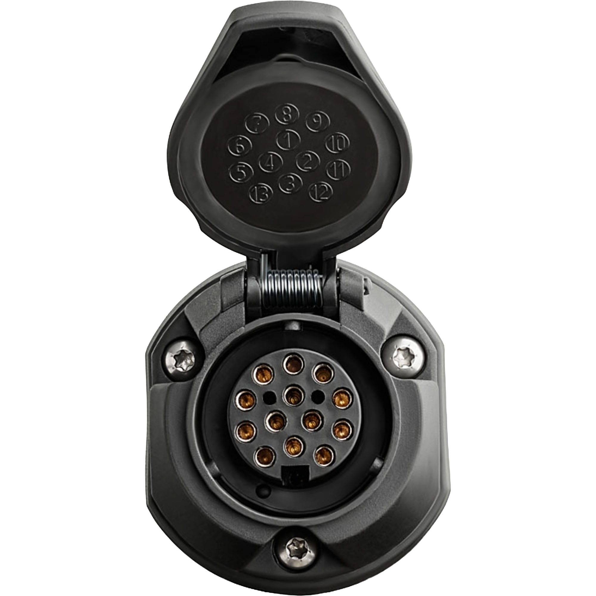 réducteur de tension 24 V 7 plots sur socle 12 V 13 plots