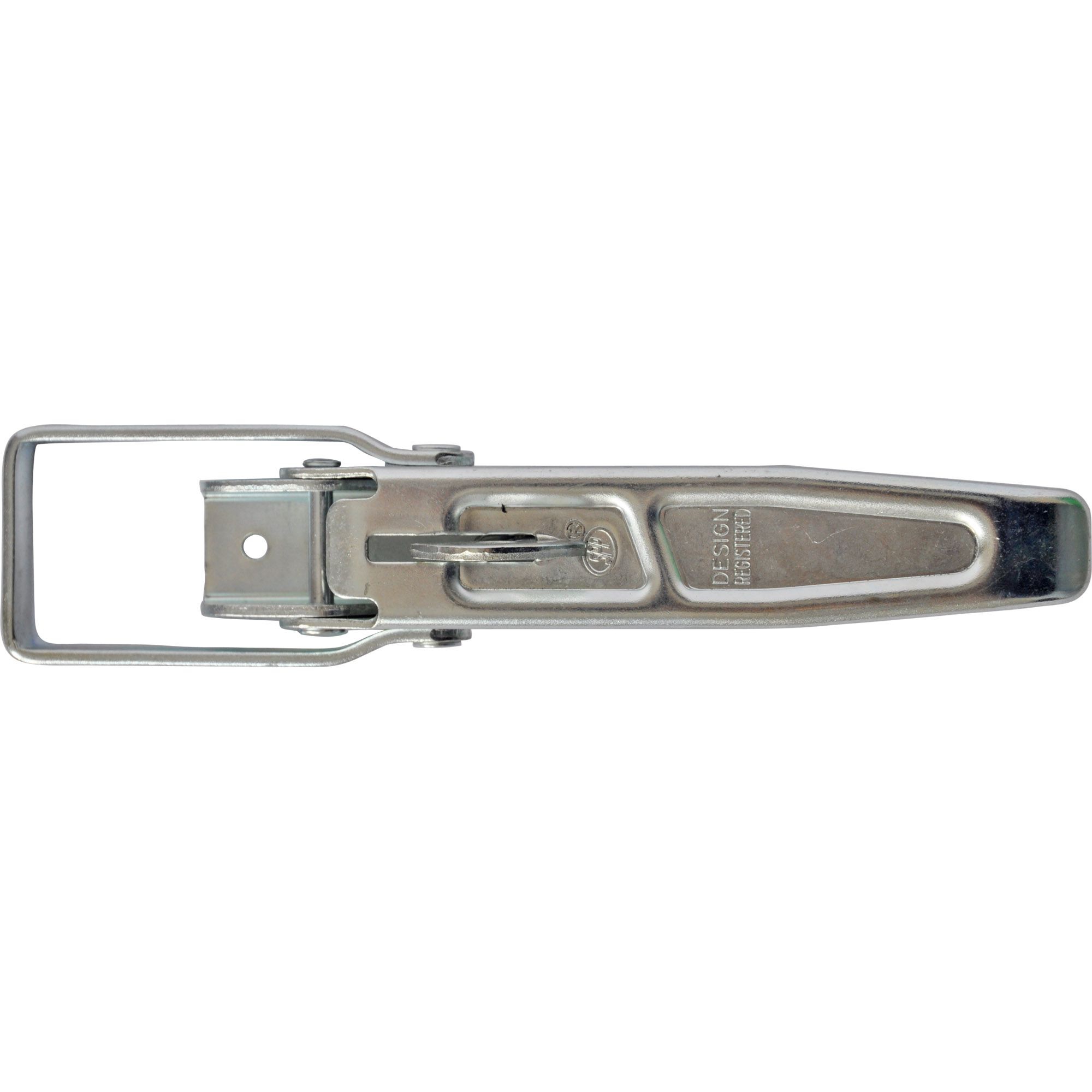 Fermeture excentrique à visser boucle d'accroche en fer plat