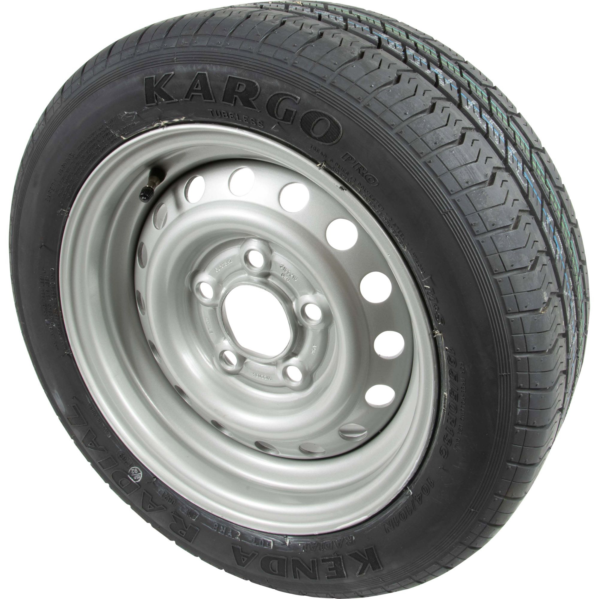 Roue 195/50R13C, jante 6.00x13H2, 5/67/112, ET30, LI 104N