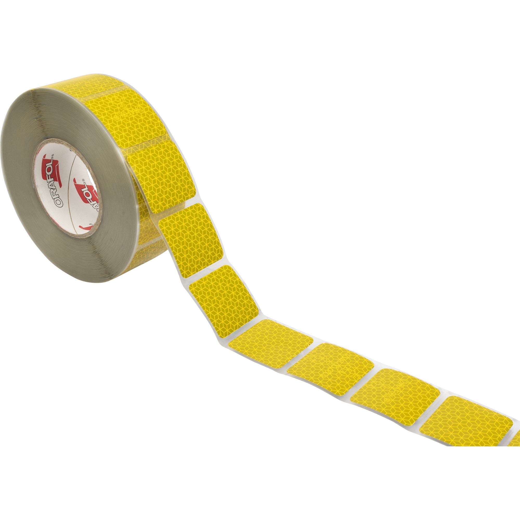 Bande réfléchissante segmentée, Orafol, jaune