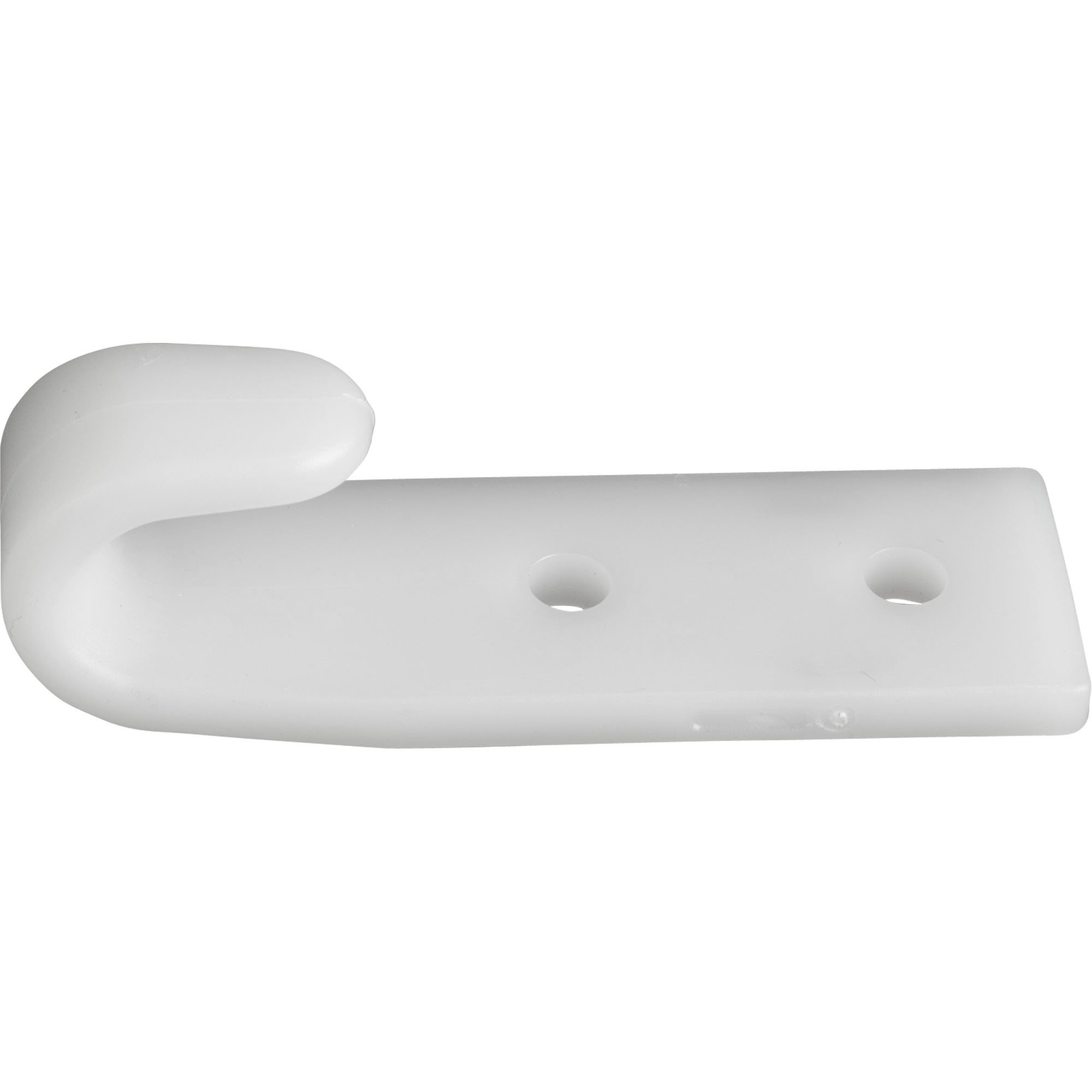 Crochet de sandow, PVC blanc