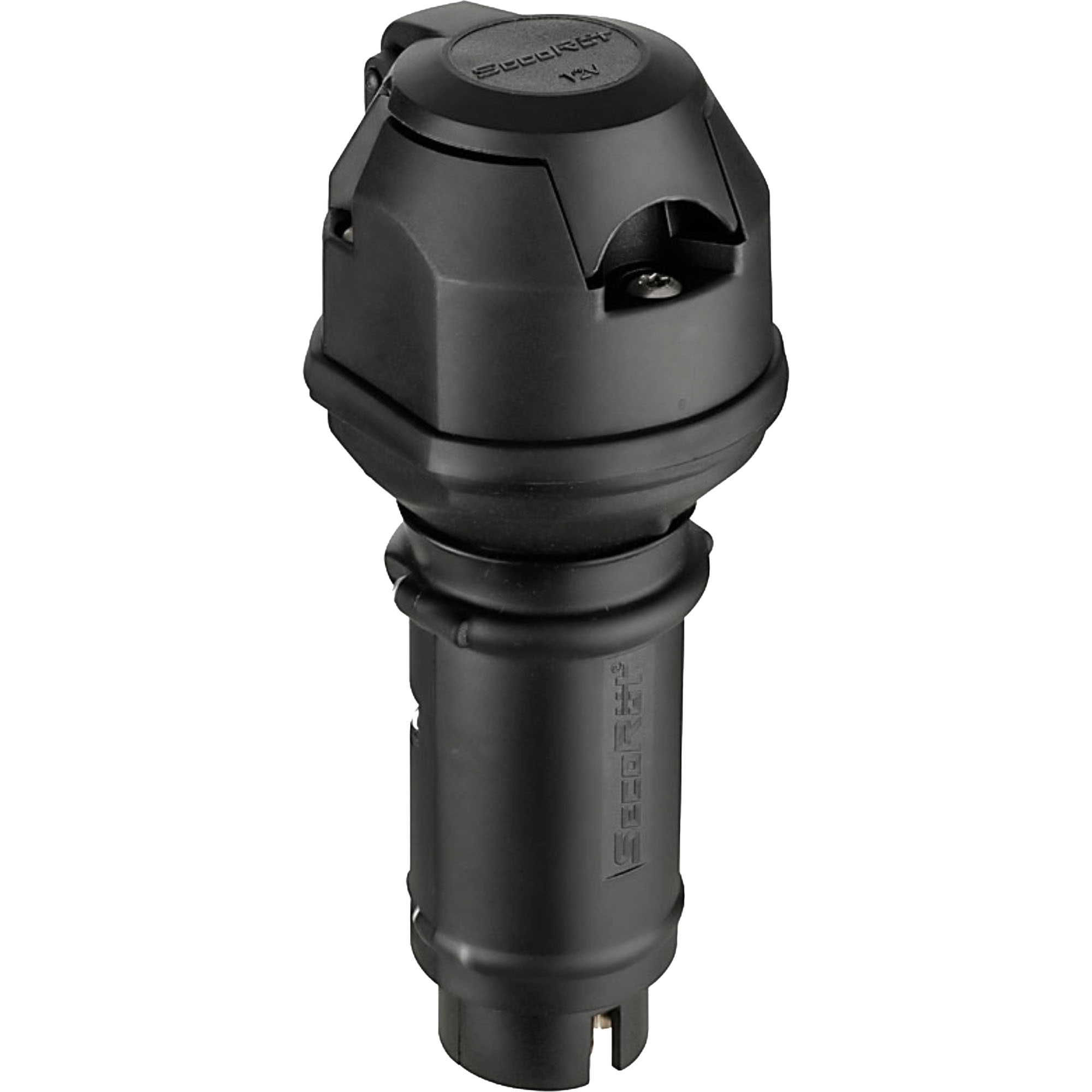 Réducteur de tension 24V avec 2 sorties socle 7 plots 12V