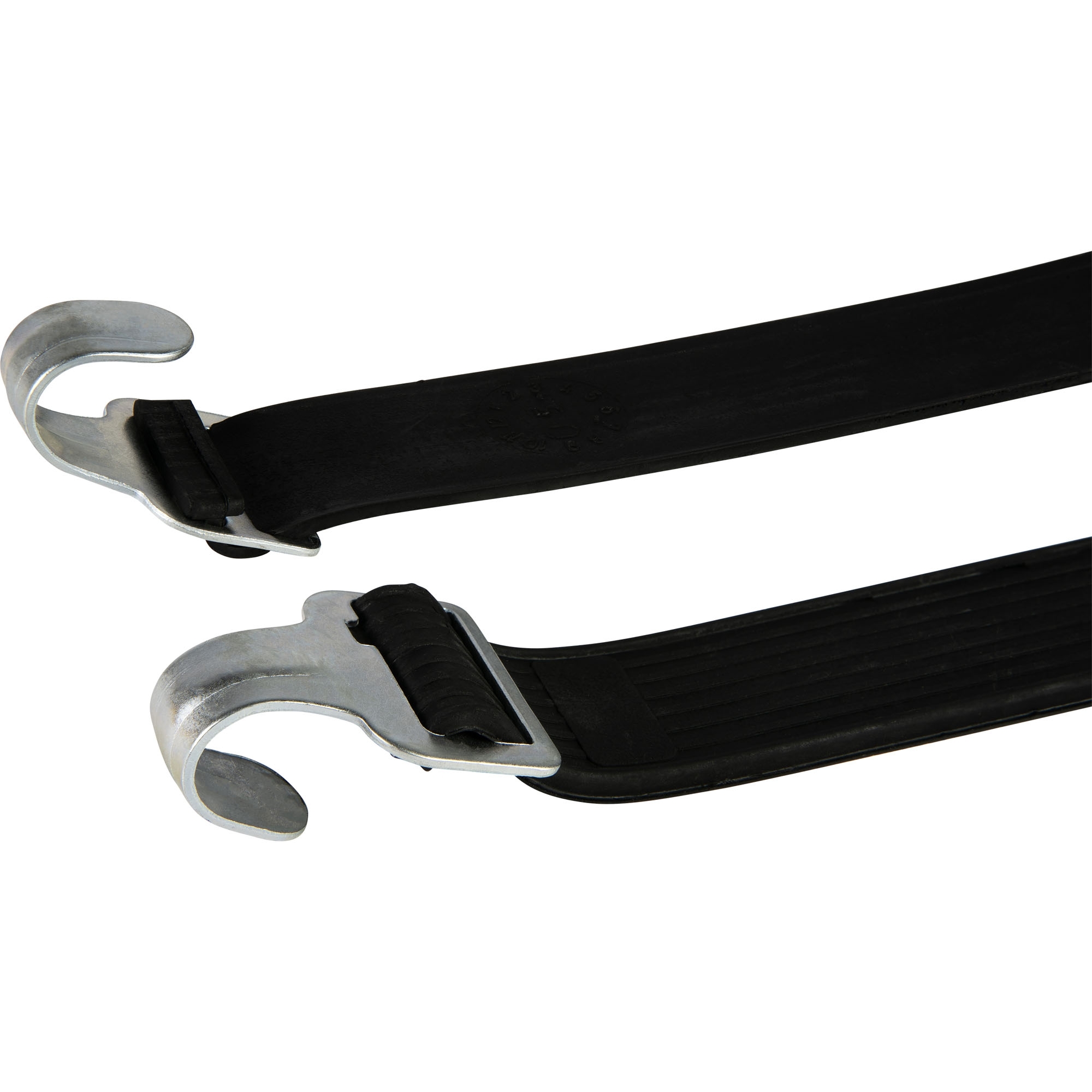 2 x Bande élastique/crochet en tôle, 820 mm, Largeur 40 mm