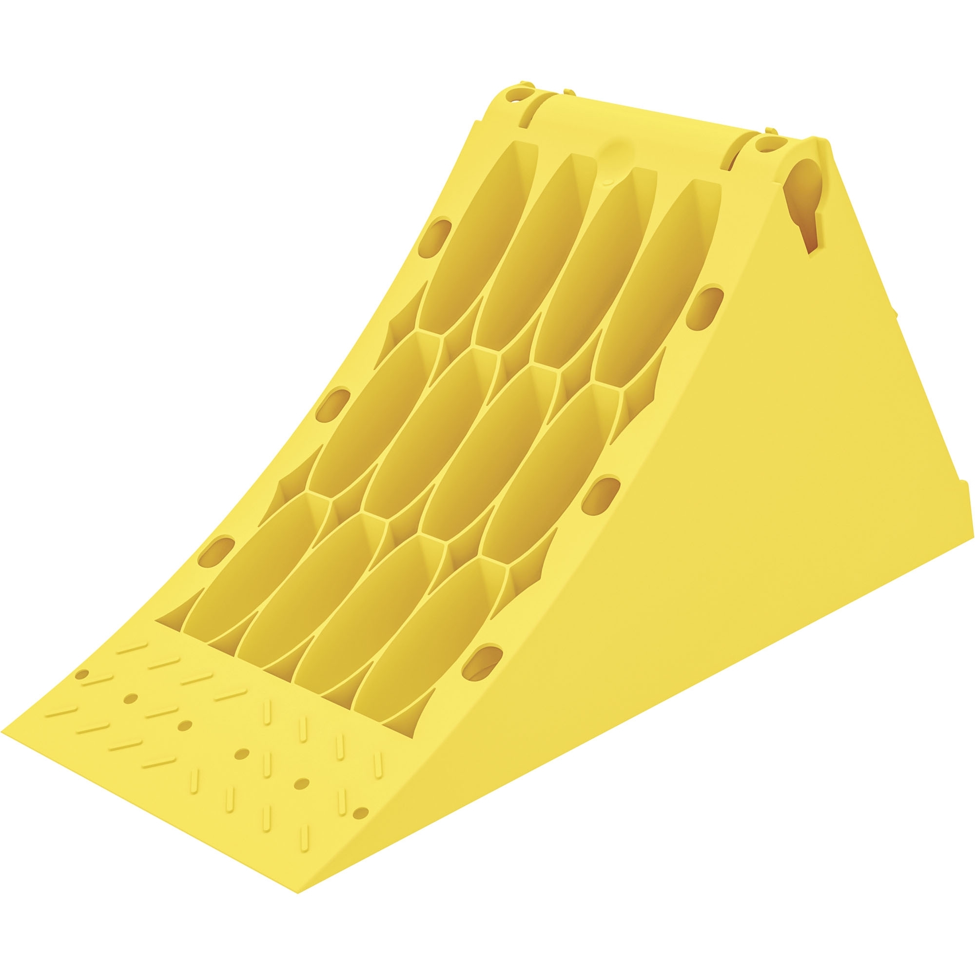 Pied de support G46, L 383 mm, R jusqu'à 460 mm, plastique, jaune