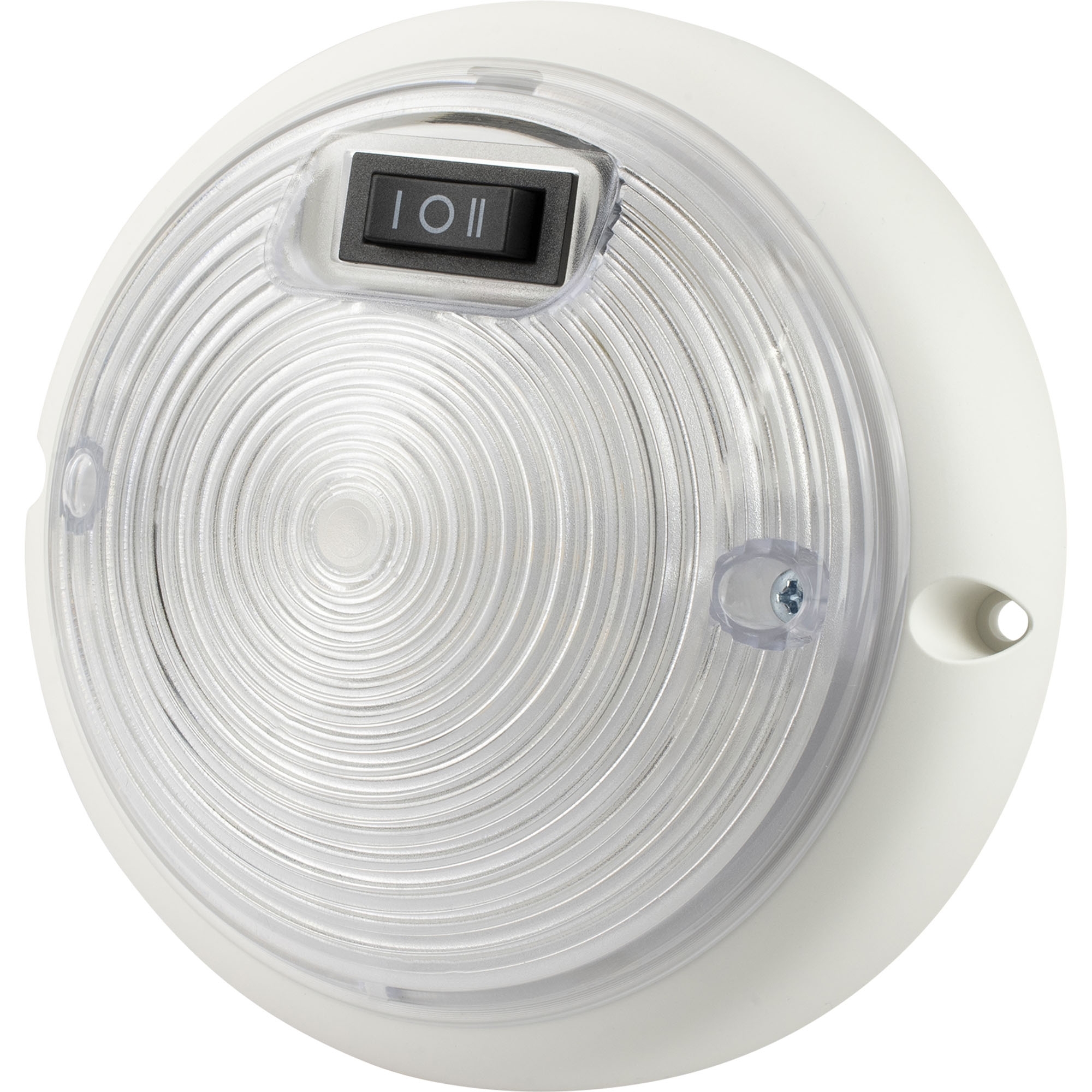 Eclairage intérieur LED, ronde, Commutateur à bascule, 12 – 36 V, 5 W