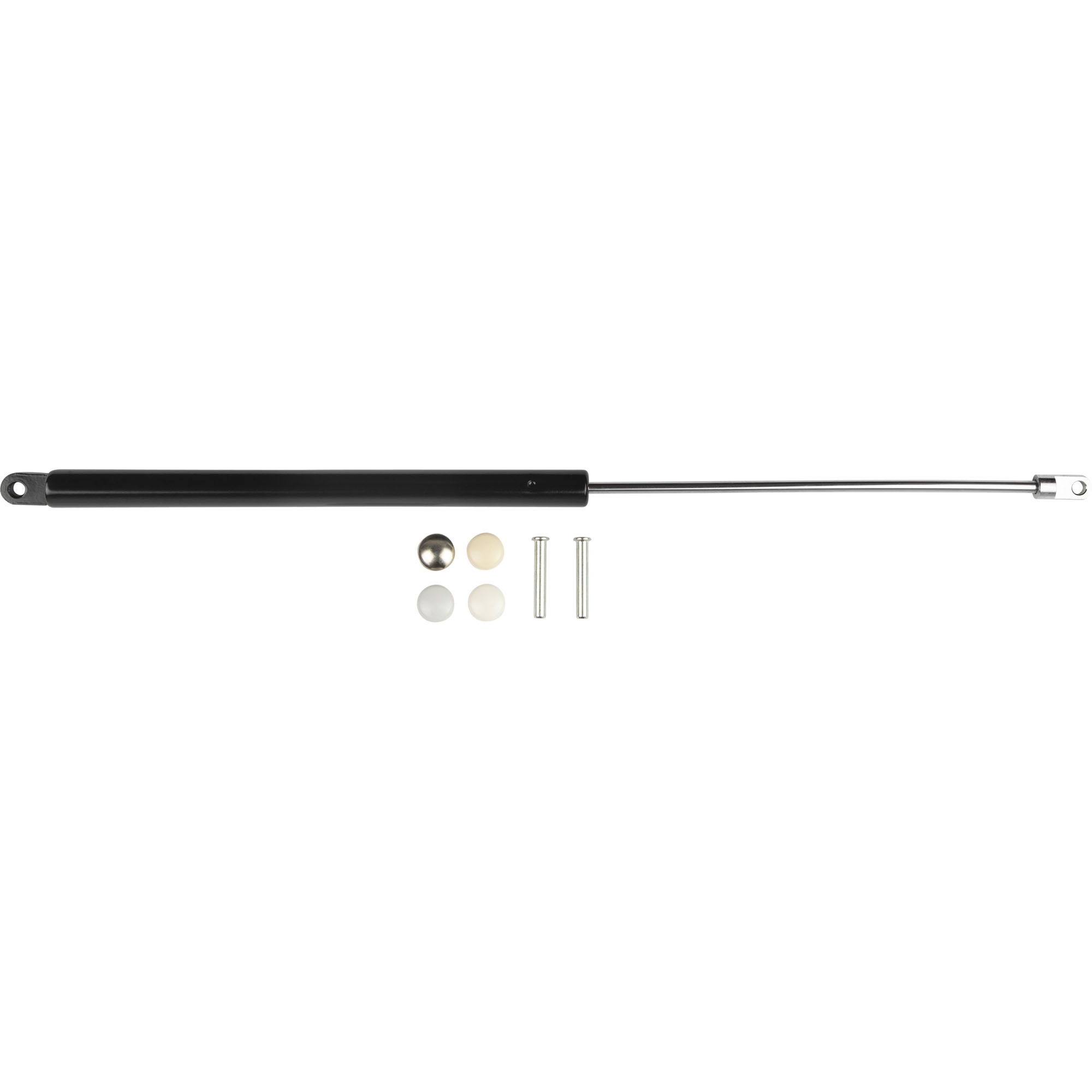Ressort à gaz avec kit de fixation, Longueur 330 mm