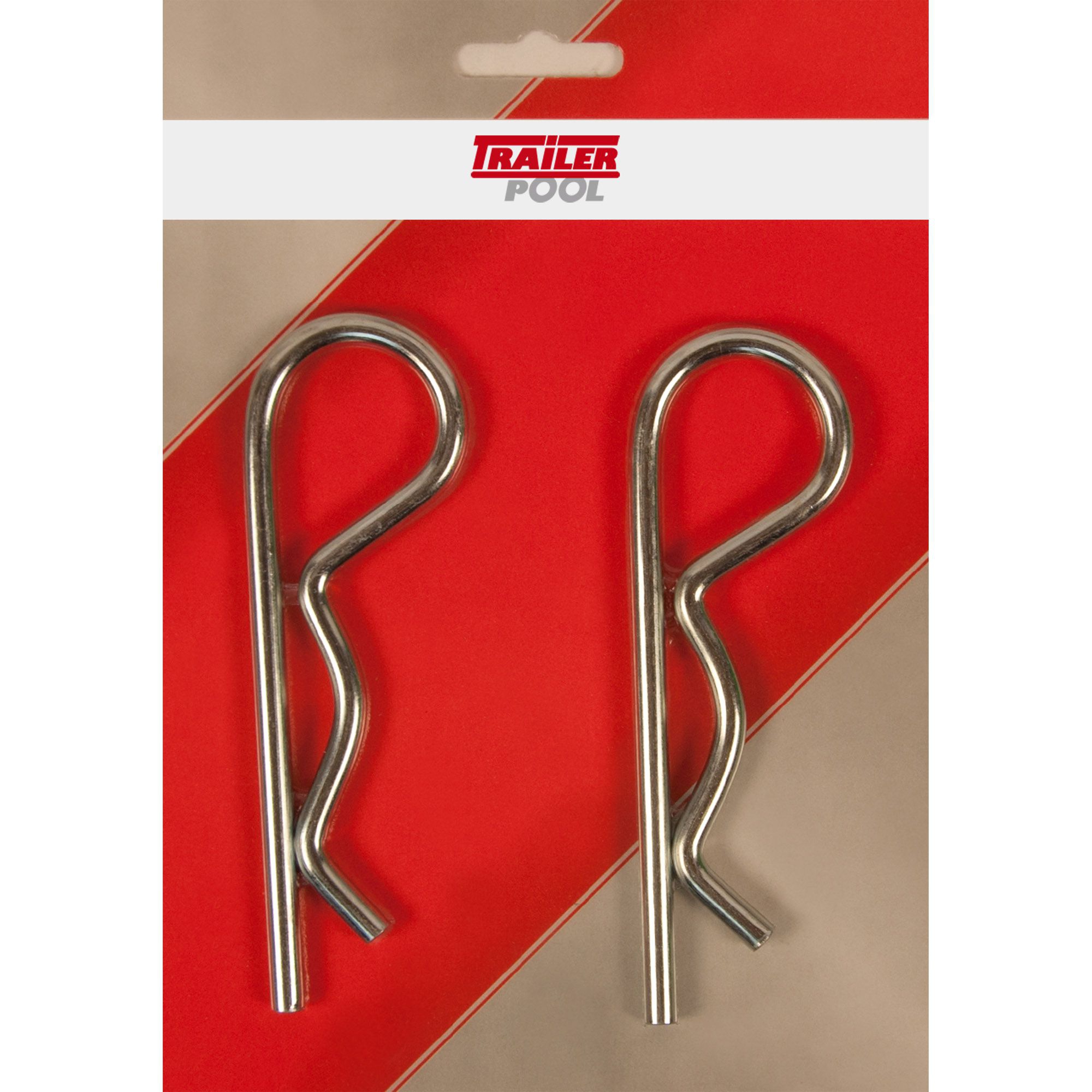 2 x goupilles de sécurité zinguées diam 6 mm