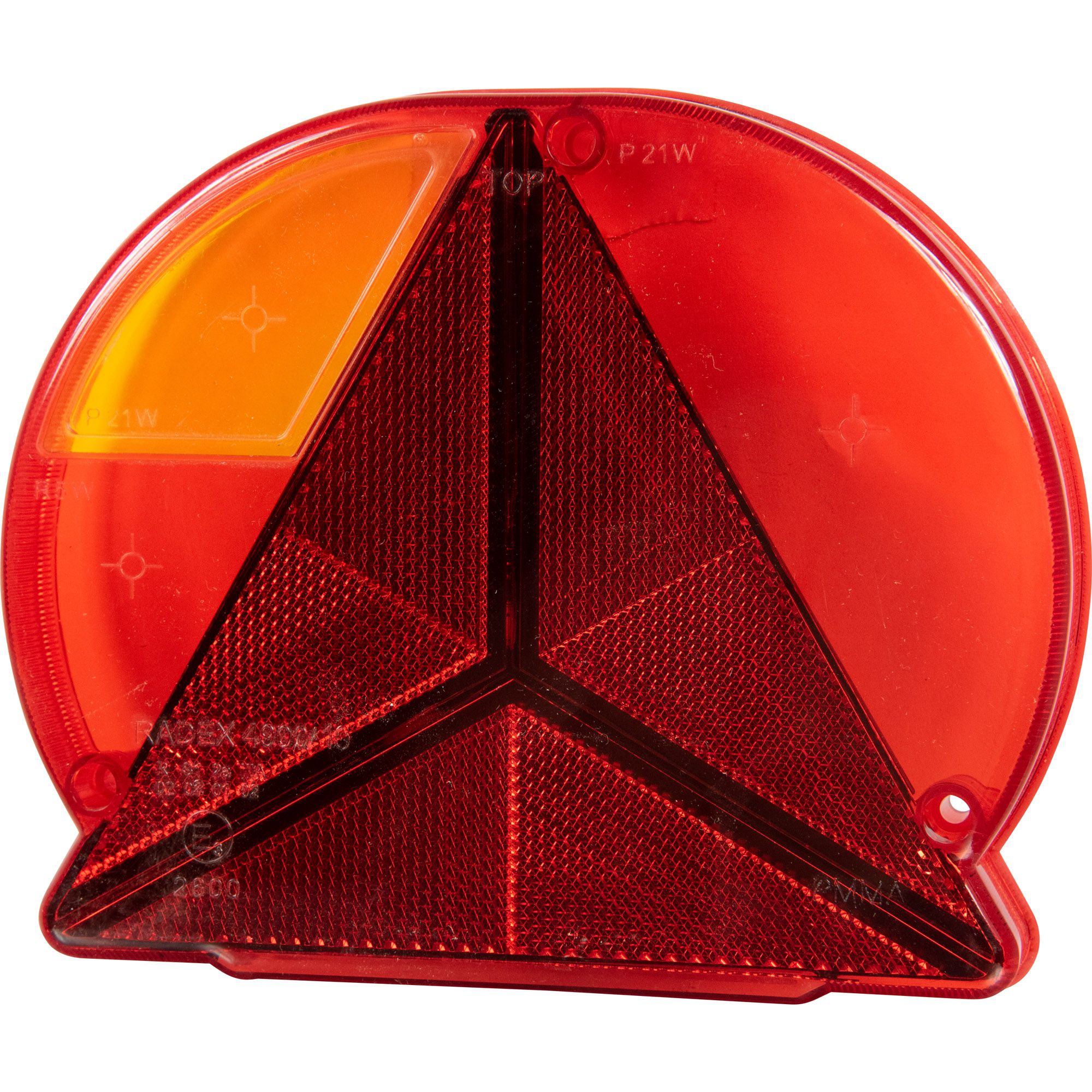 Cabochon de feu arrière Radex 4900 gauche, avec feu anti-brouillard