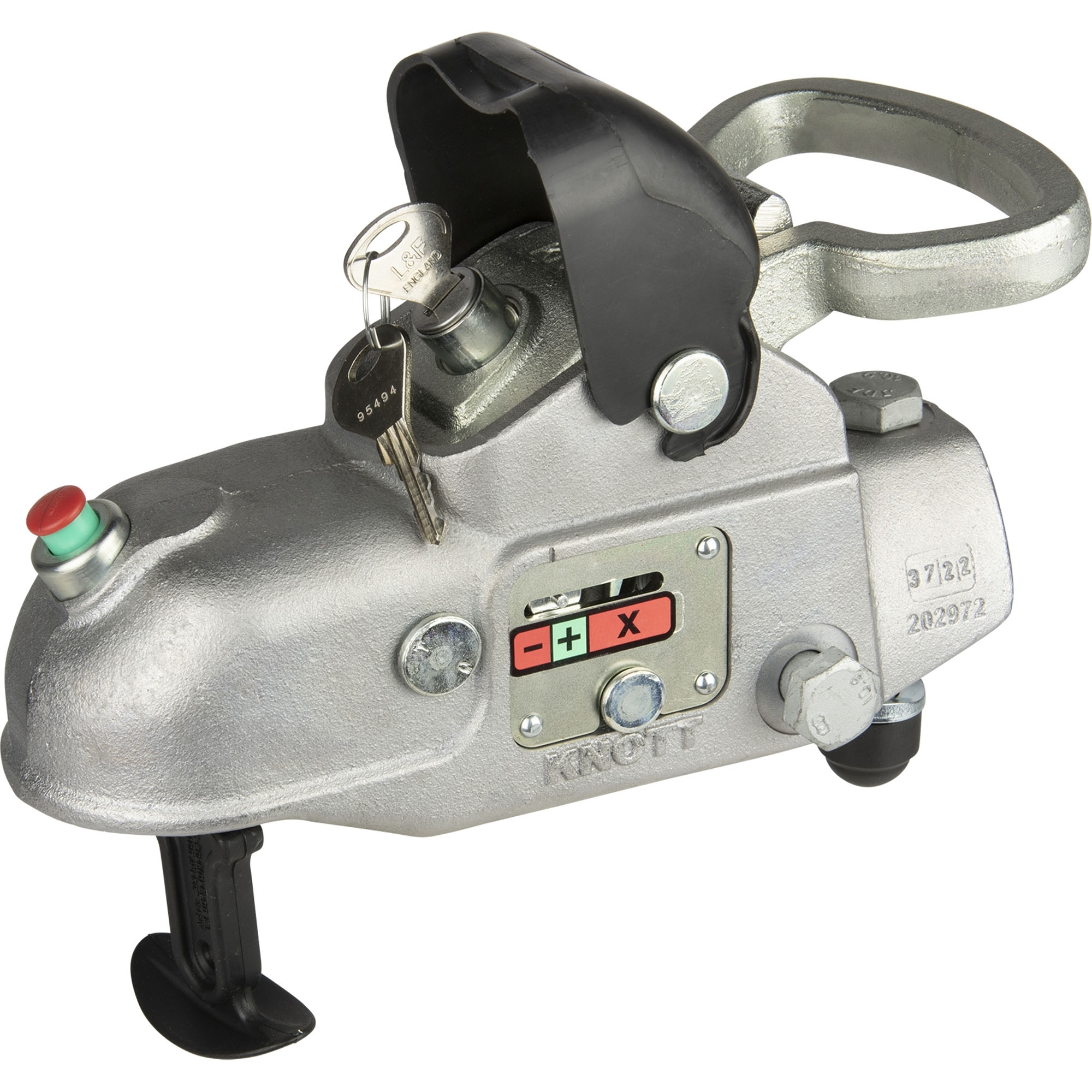 Accouplement à boule 3000kg Knott AV30-A Ø50mm SET