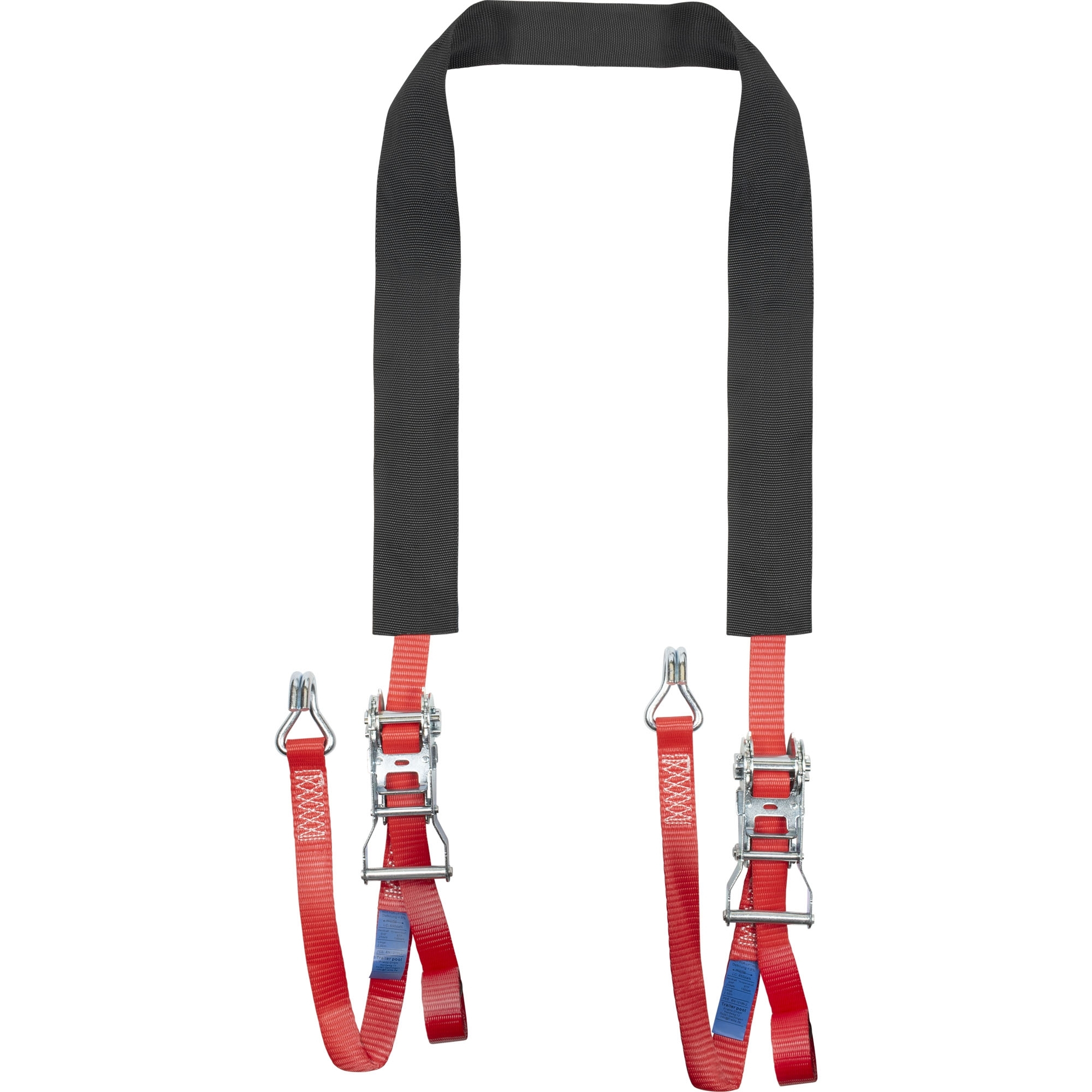 Set de sangles de fixation pour moto