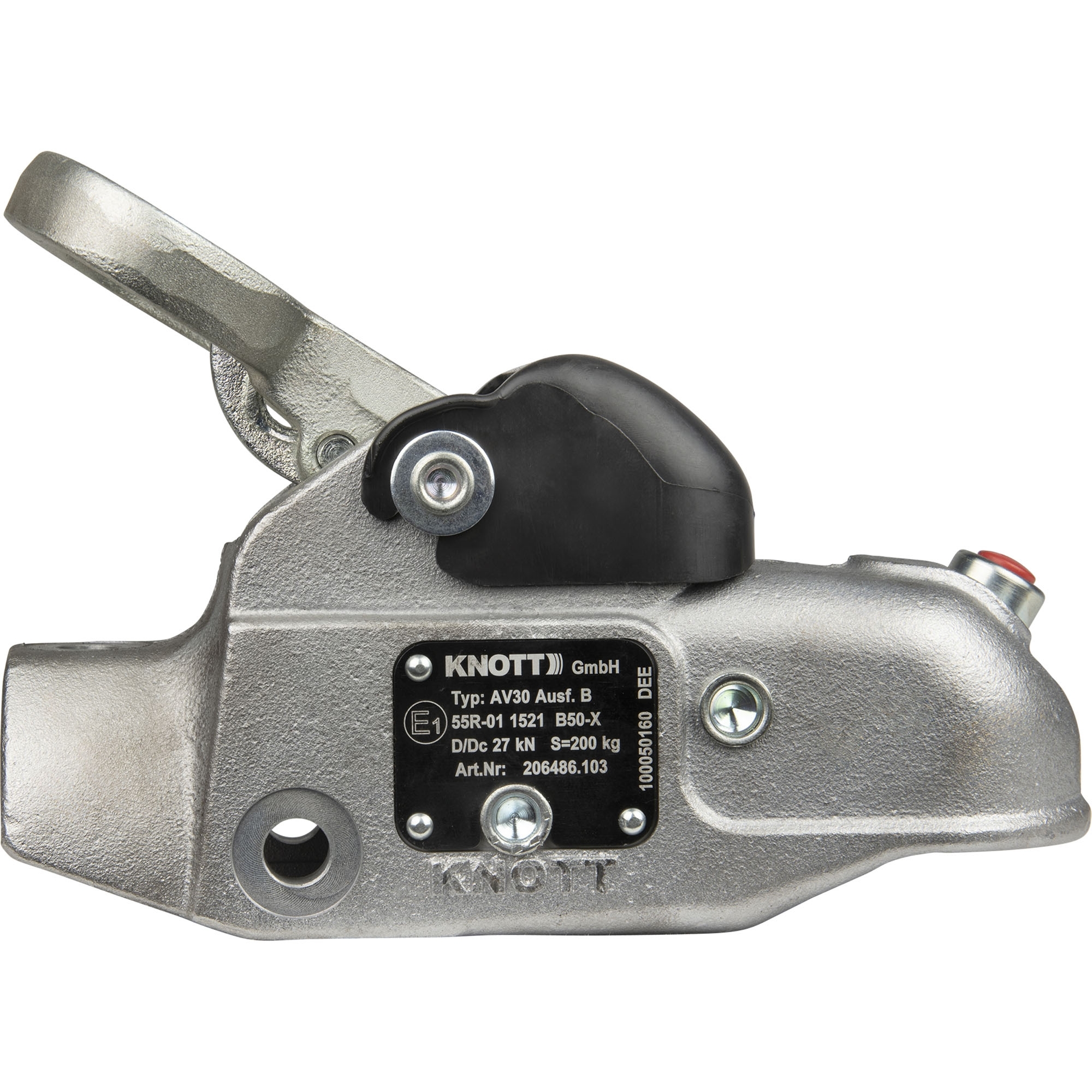 Accouplement à boule 3000kg Knott AV30-A Ø50mm SET