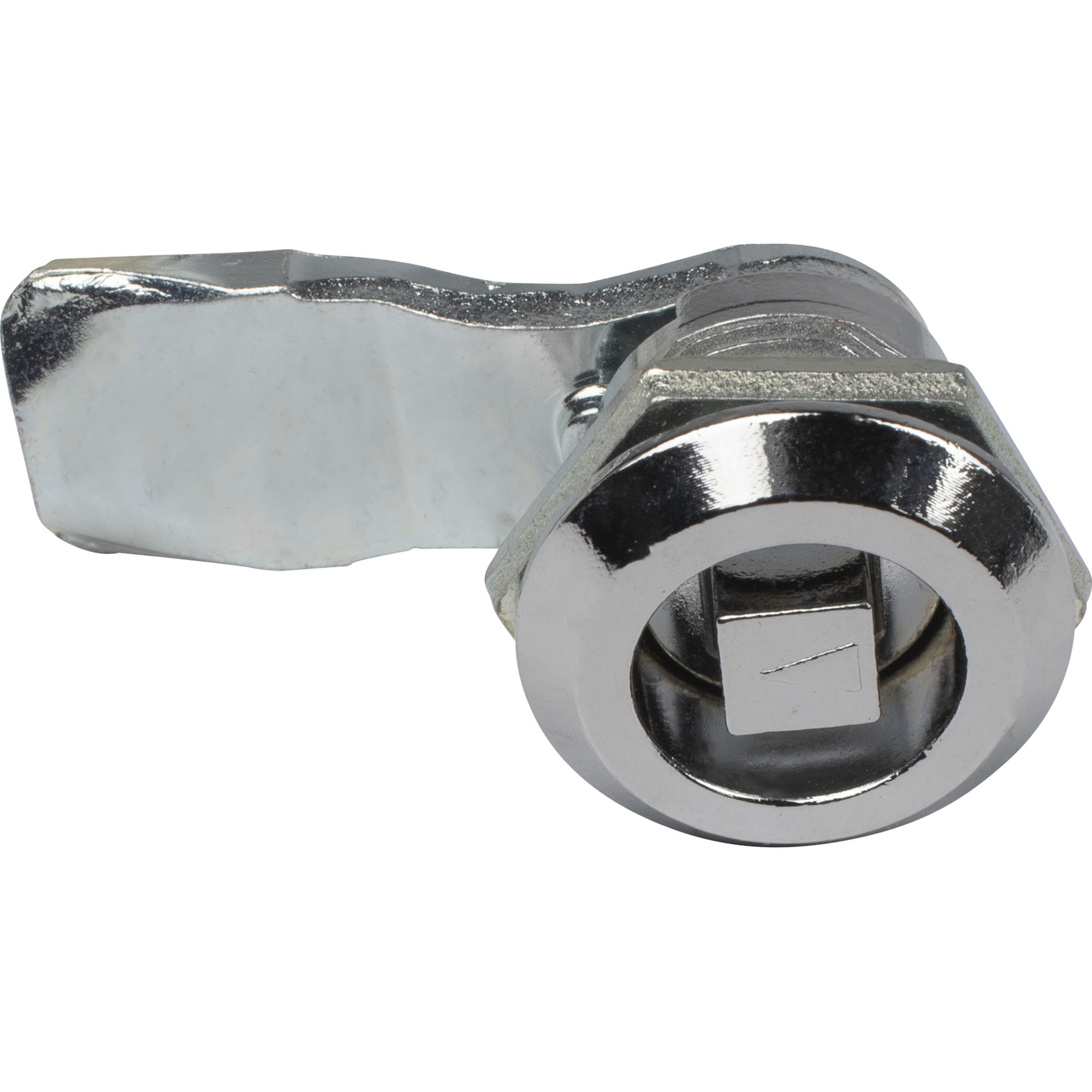 Loquet rotatif avec carré, extérieur, 8 mm, zinc moulé sous pression