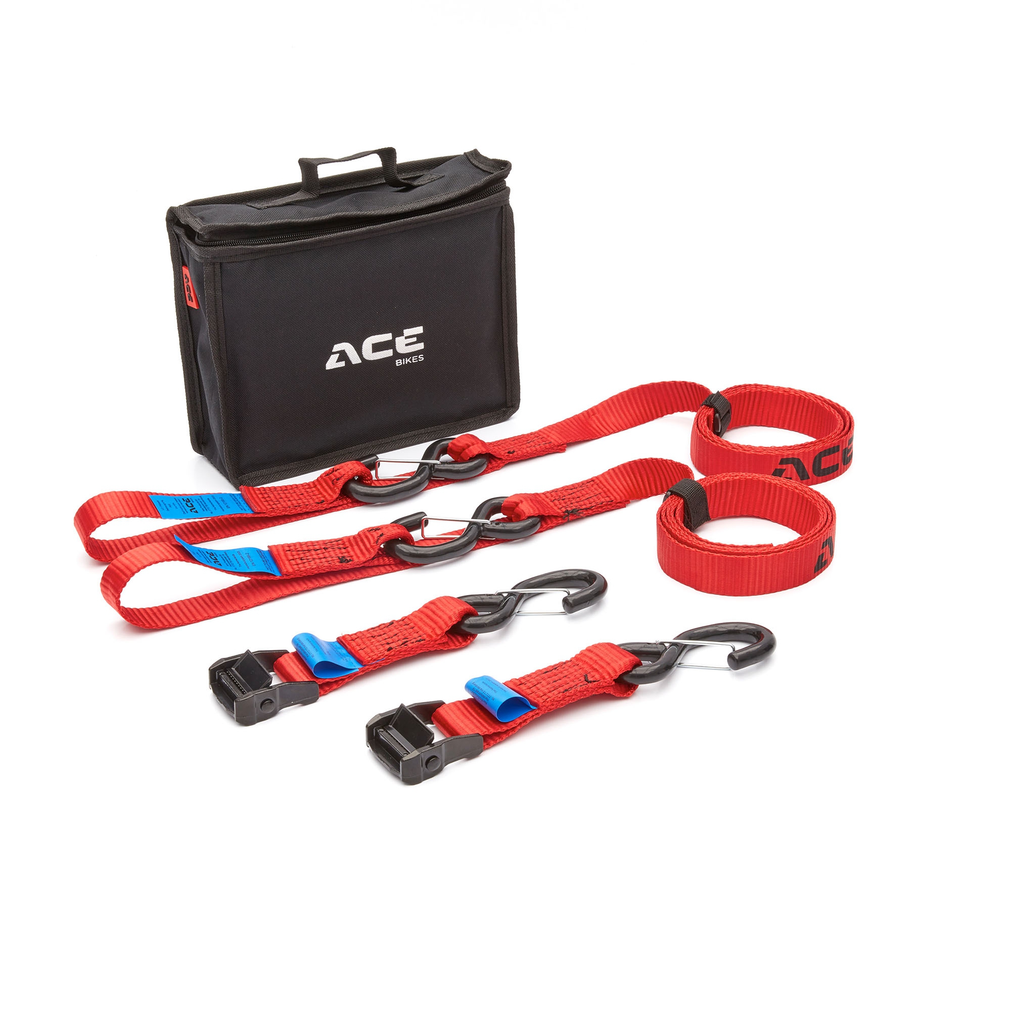 Ensemble de sangles d'arrimage pour moto, ACEBIKES, L 2000 mm, 350daN
